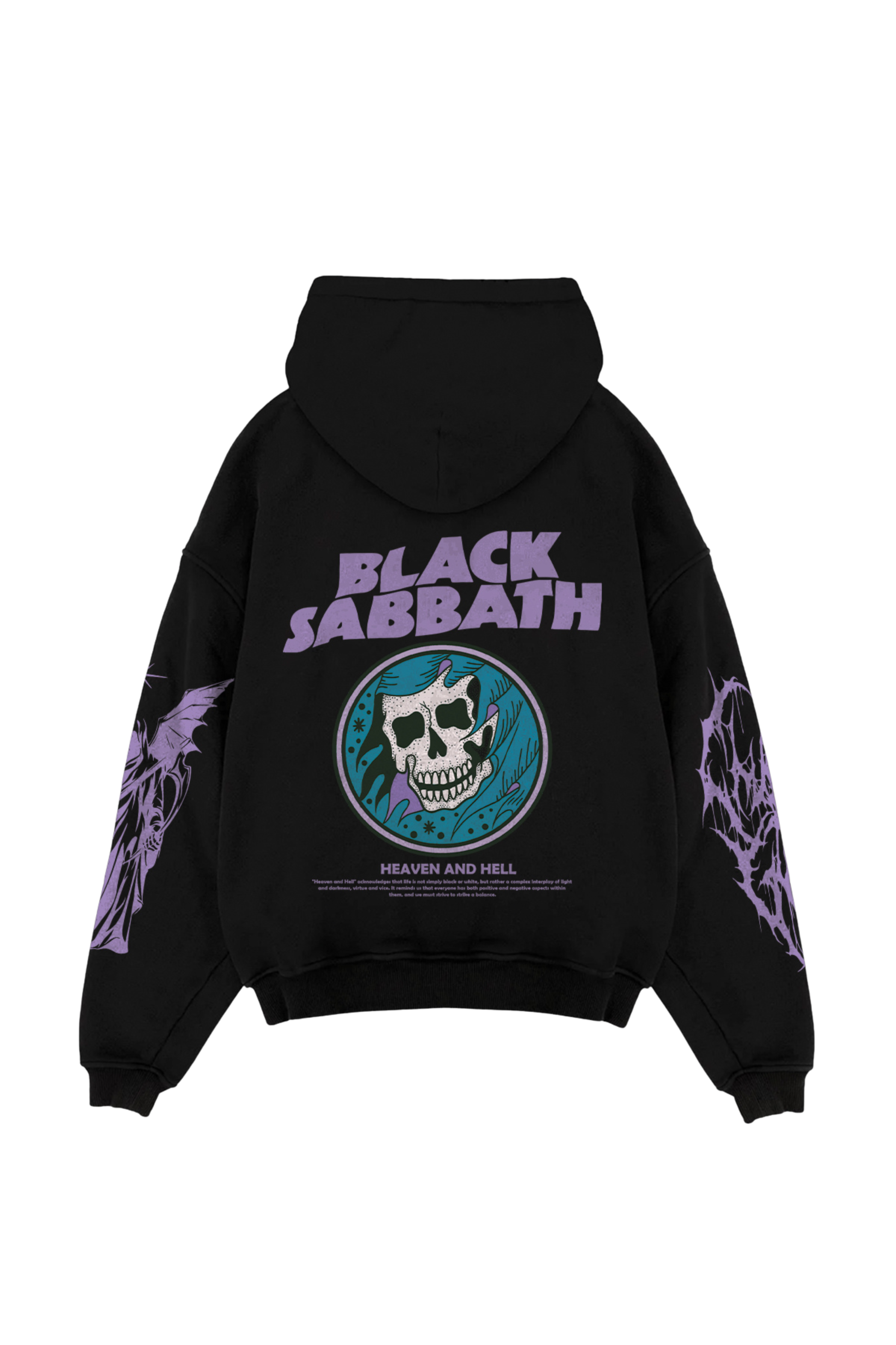 The Black Sabbath Designed Oversized Hoodie – Hauntrex