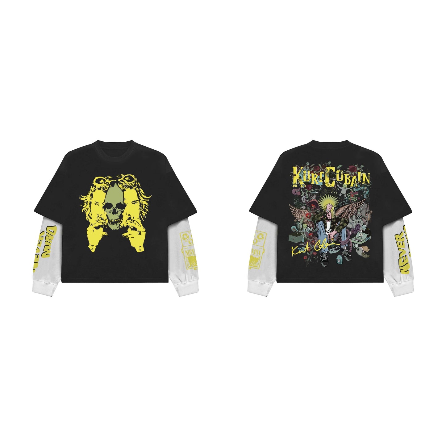 Kurt Cobain LS Oversized Tee