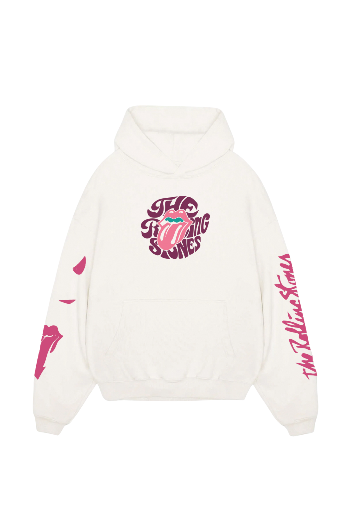 The Rolling Stones Designed Oversized Hoodie