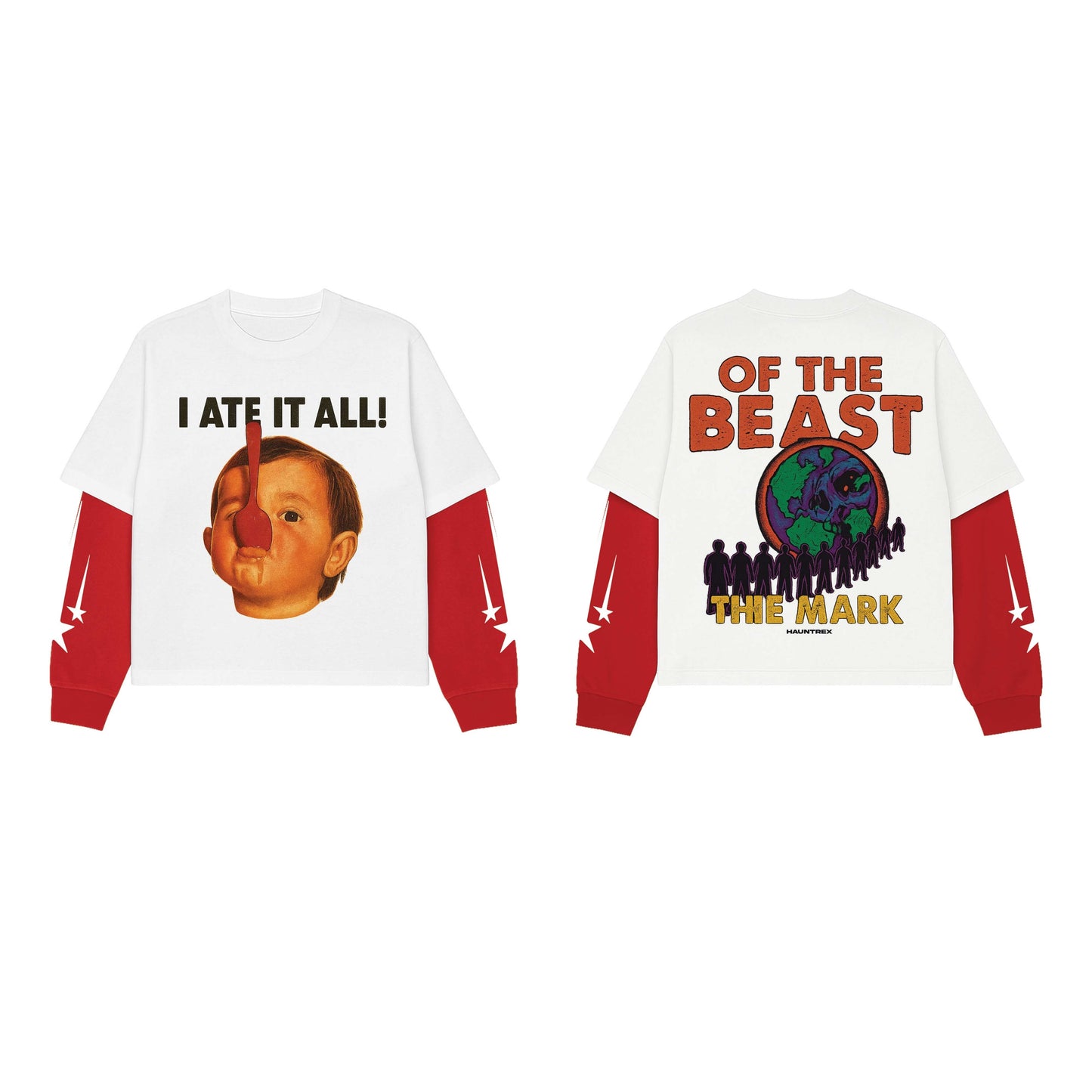 Of The Beast W&R LS Oversized Tee
