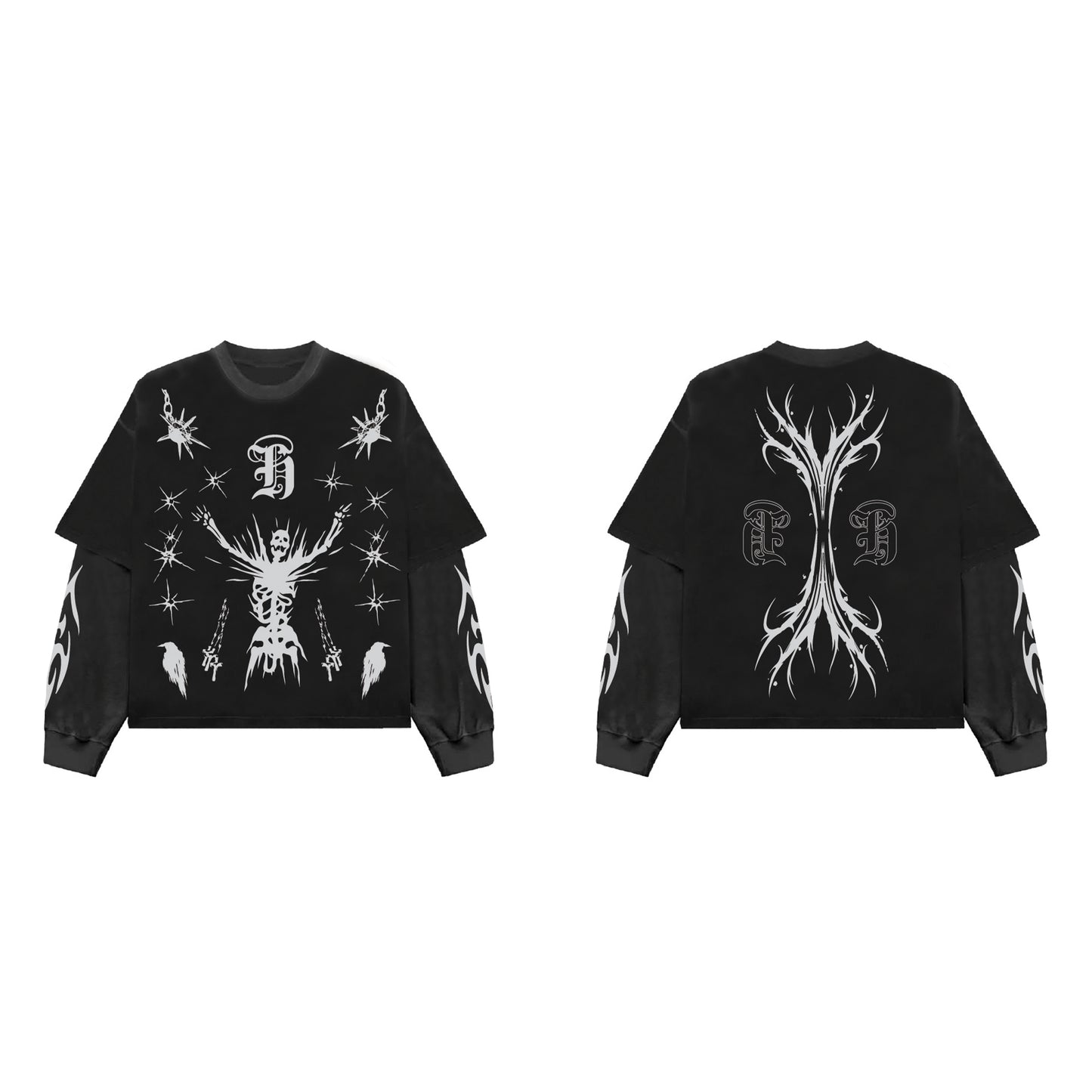 Dark Fortress LS Oversized Tee