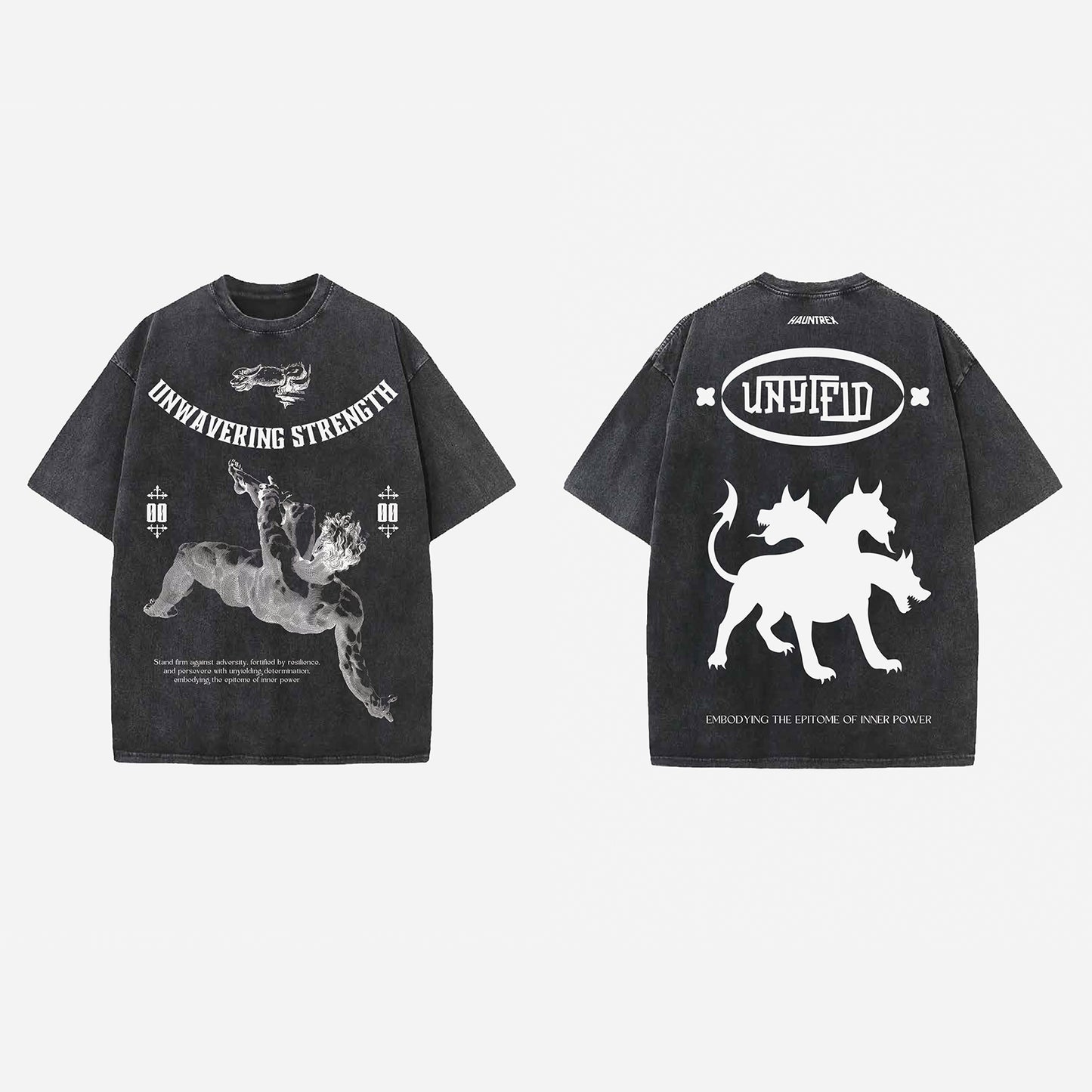 Unwavering Strength Designed Vintage Oversized T-shirt