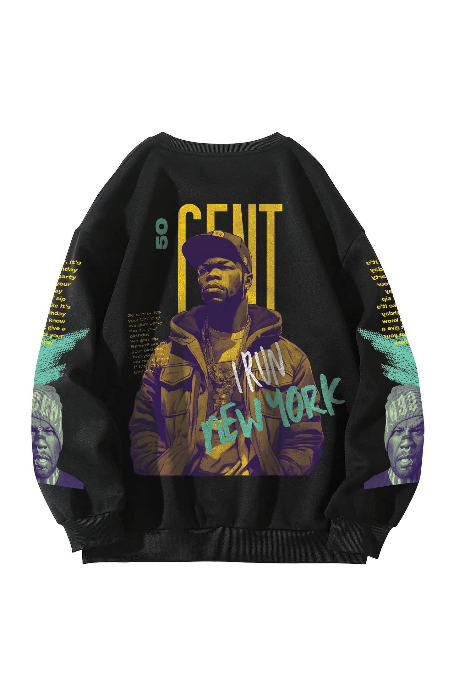 50Cent Designed Oversized Sweatshirt