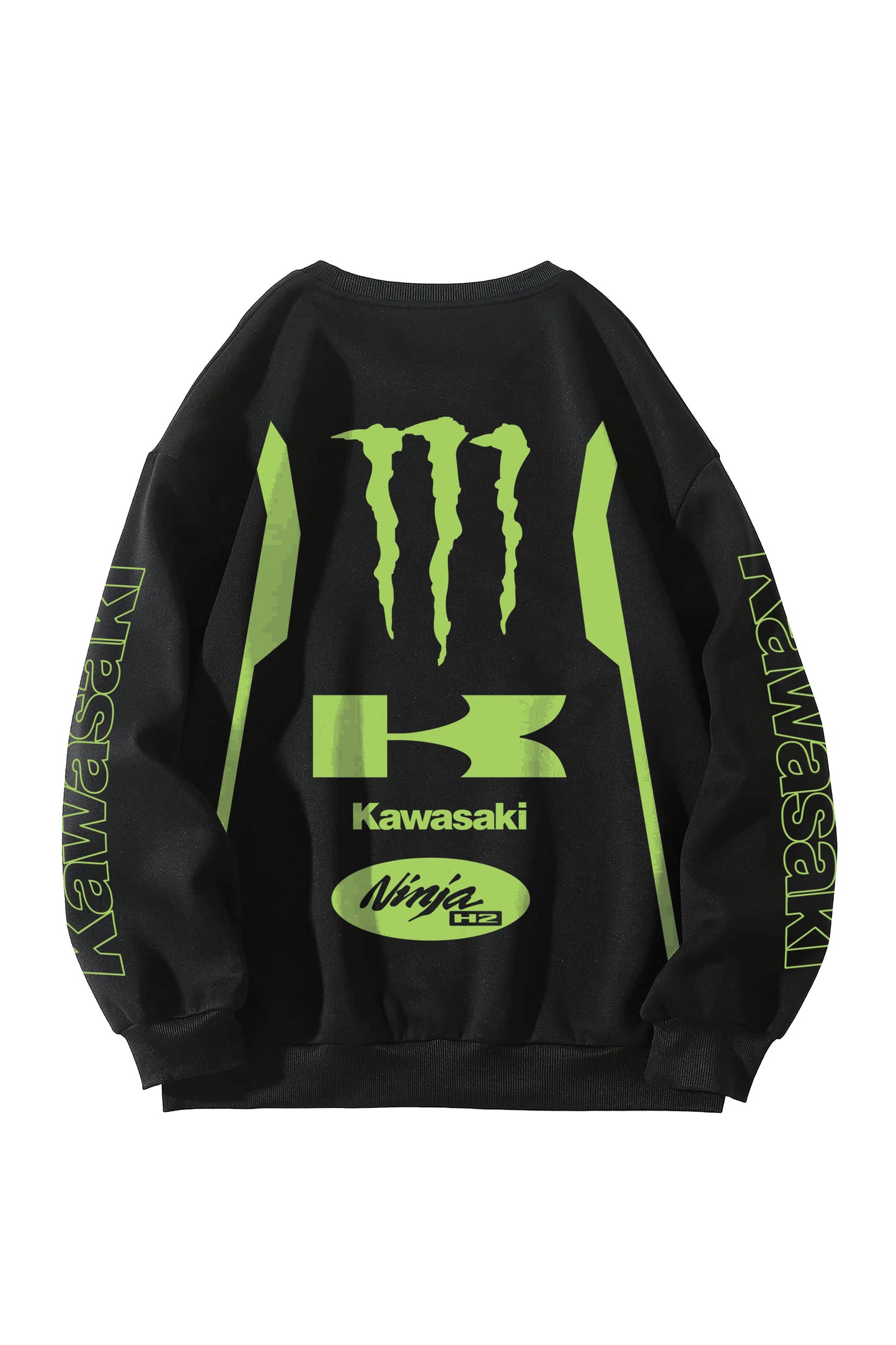 Kawasaki Designed Oversized Sweatshirt