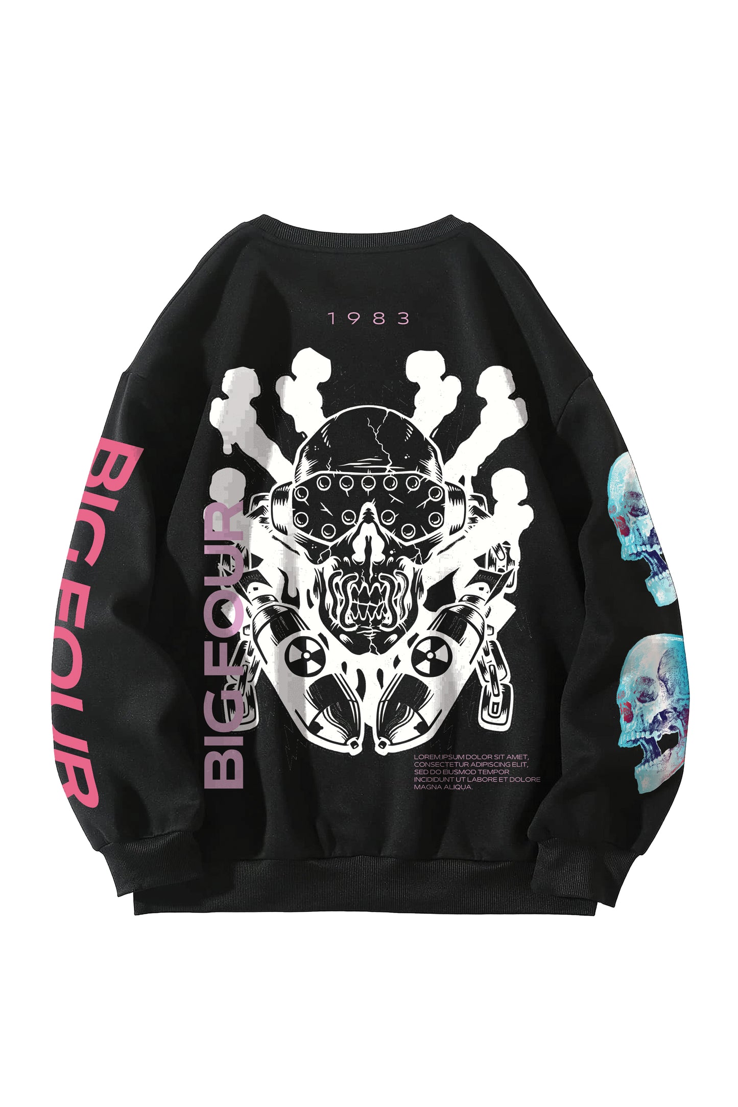 Megadeath Designed Oversized Sweatshirt