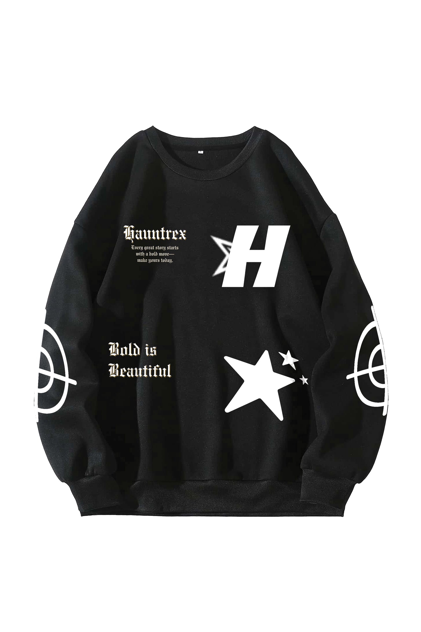 Bold Is Beautiful Designed Oversized Sweatshirt