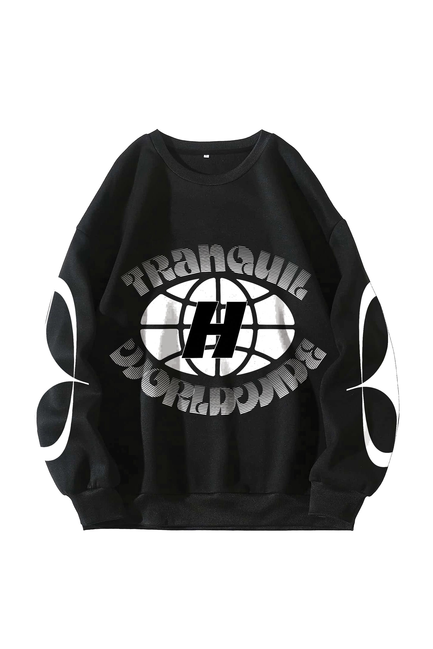 Balance Stillness Through Designed Oversized Sweatshirt