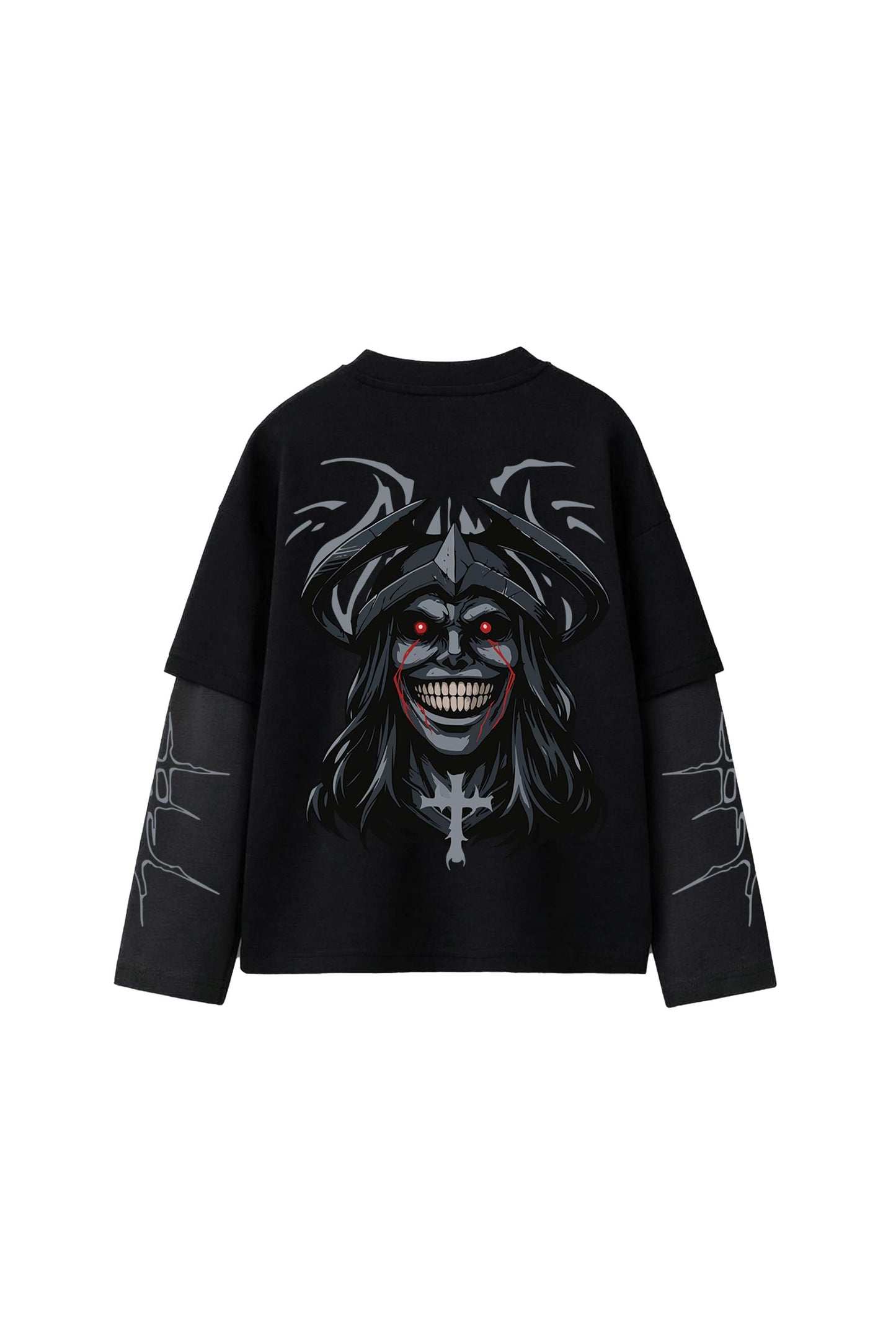 Solo Leveling Designed B&G Oversized Long Sleeve T-shirt