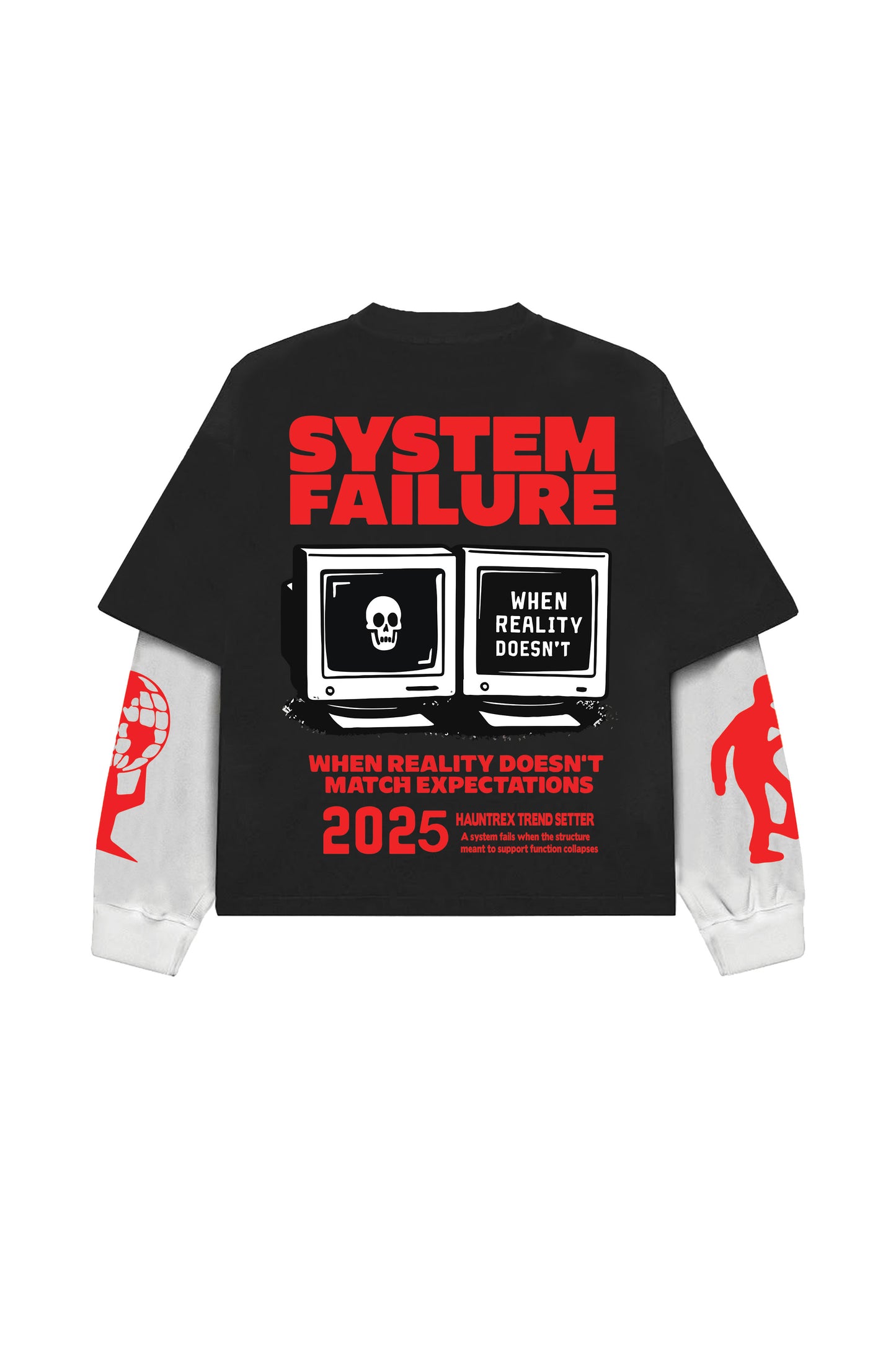 Cancel Culture B&W LS Oversized Tee