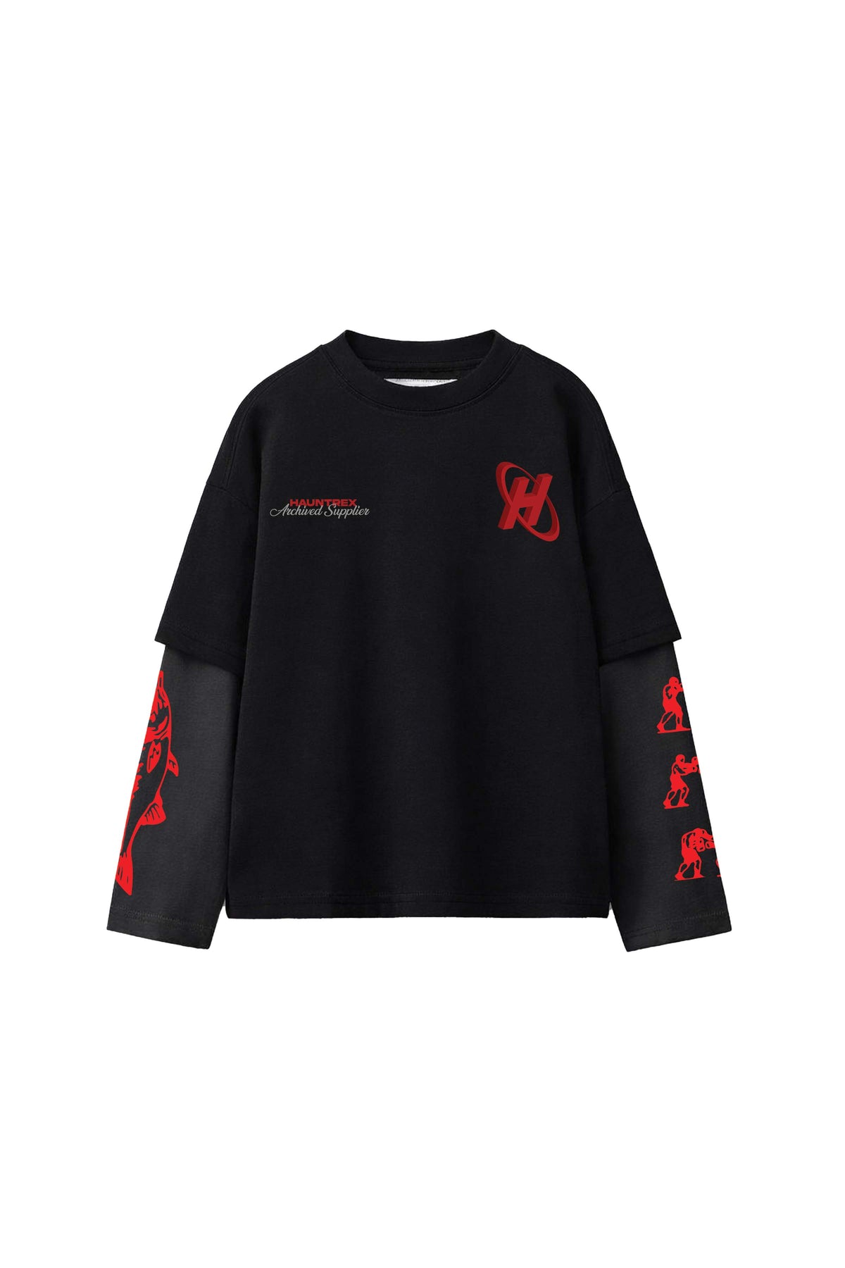 Hauntrex Gasoline B&G LS Oversized Tee