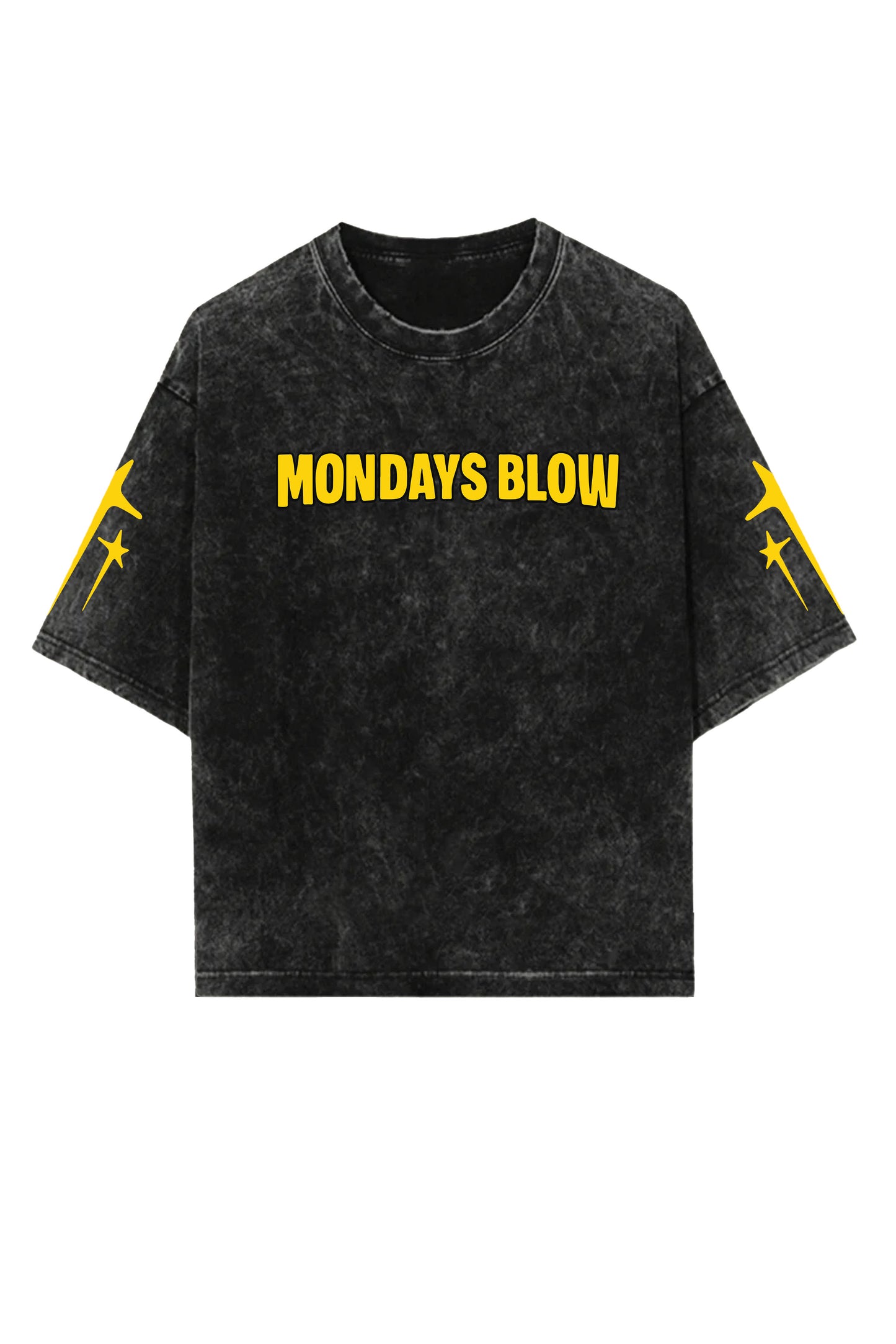 Mondays Blue Vintage Oversized Tee