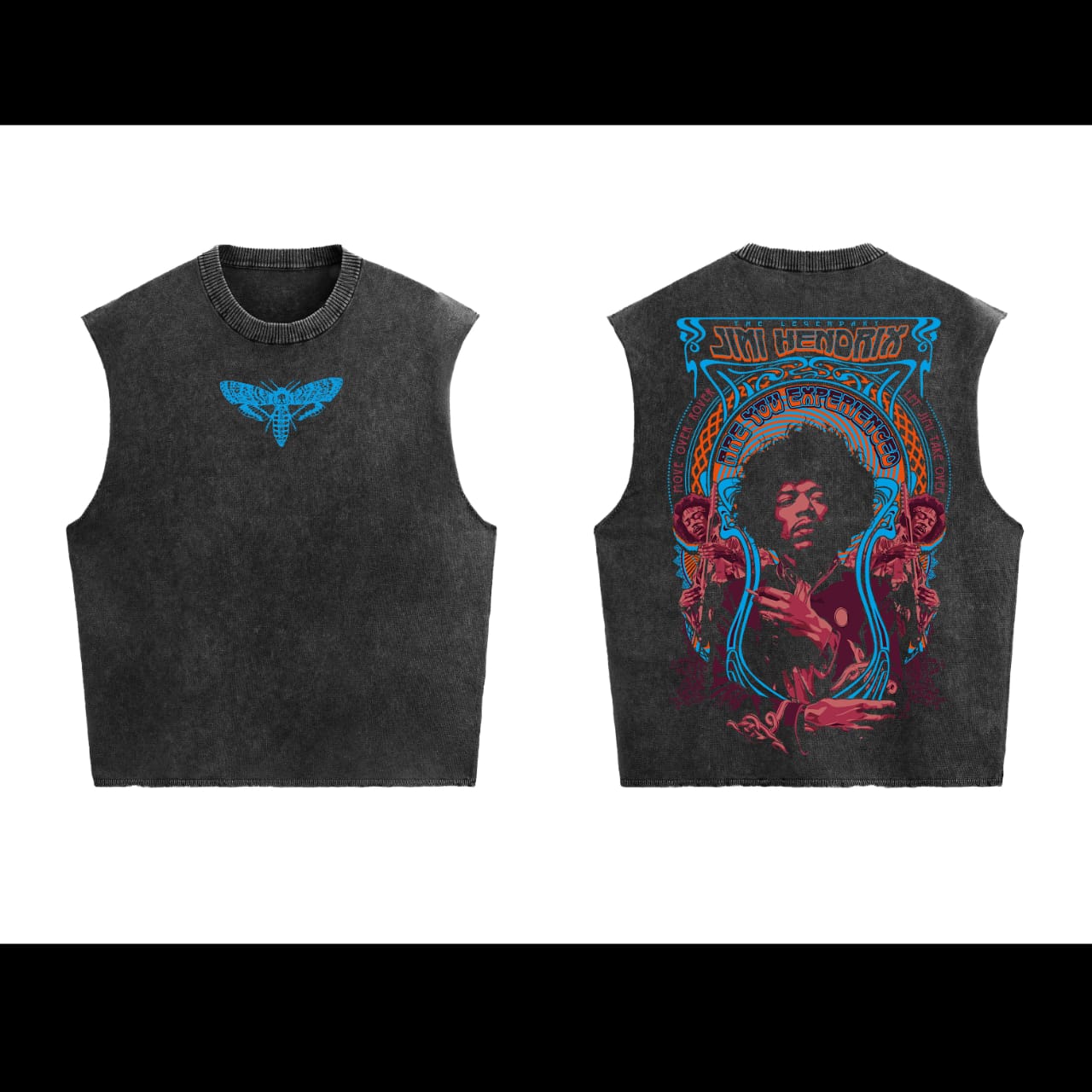 Jimi Hendrix Designed Vintage Oversized Tank