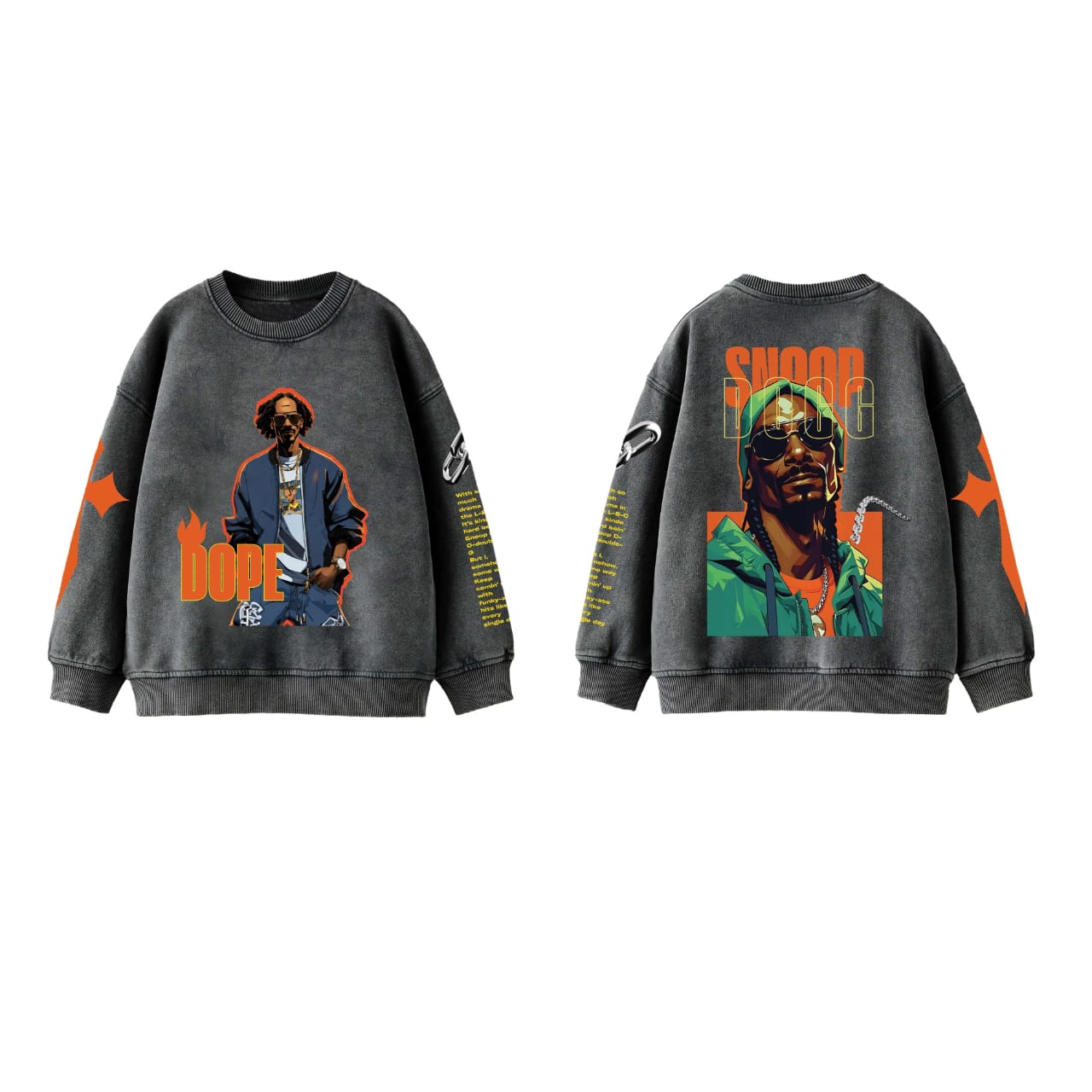 Snoop Dogg Designed Oversized Sweatshirt