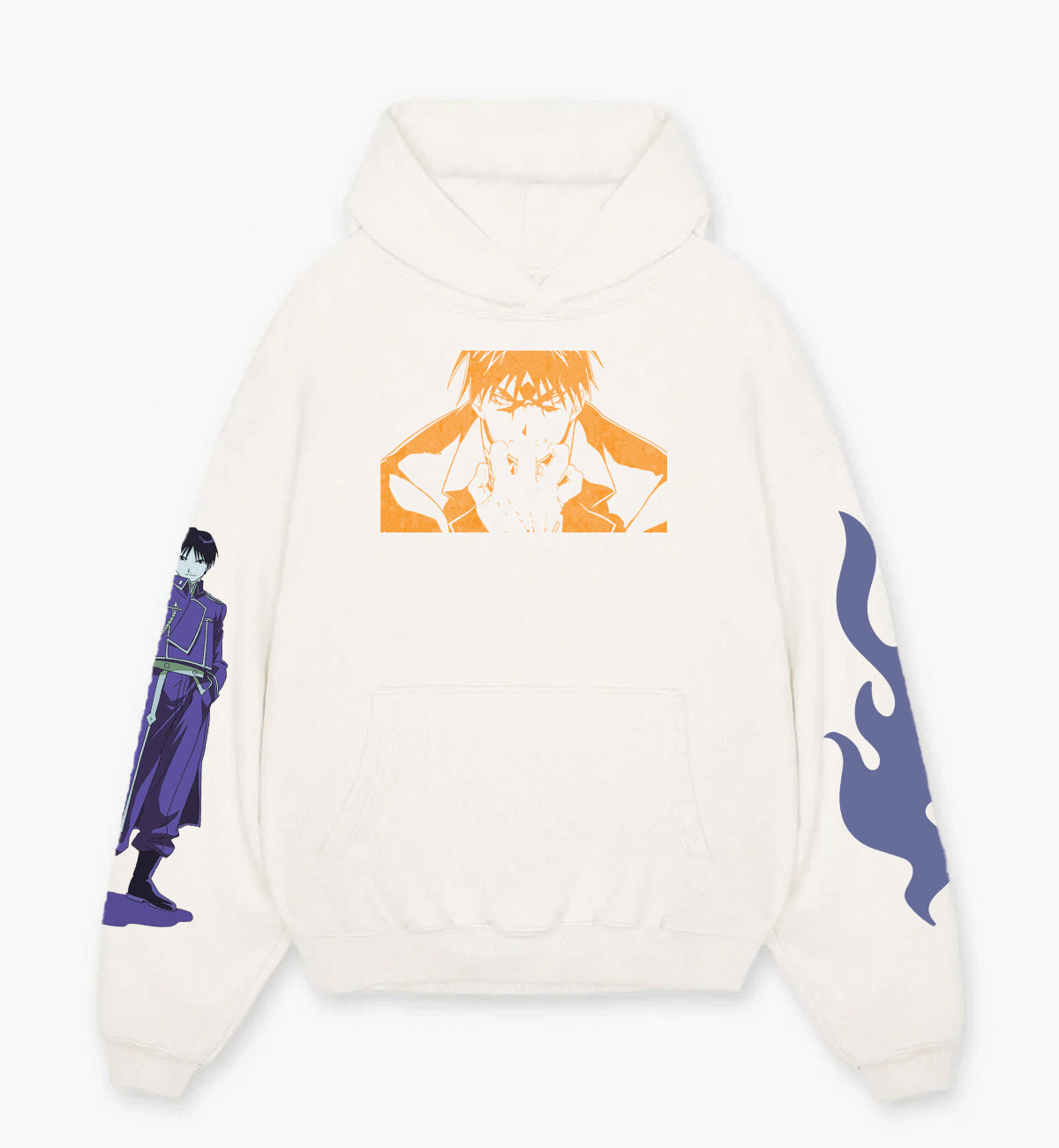 Full Metal Alchemist Mustang Roy Designed Oversized Hoodie