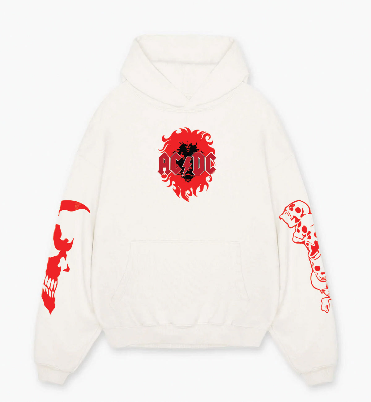 ACDC Designed Oversized Hoodie