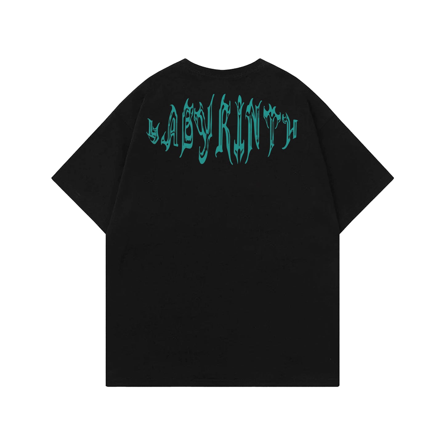 Labyrinth Designed Oversized T-shirt