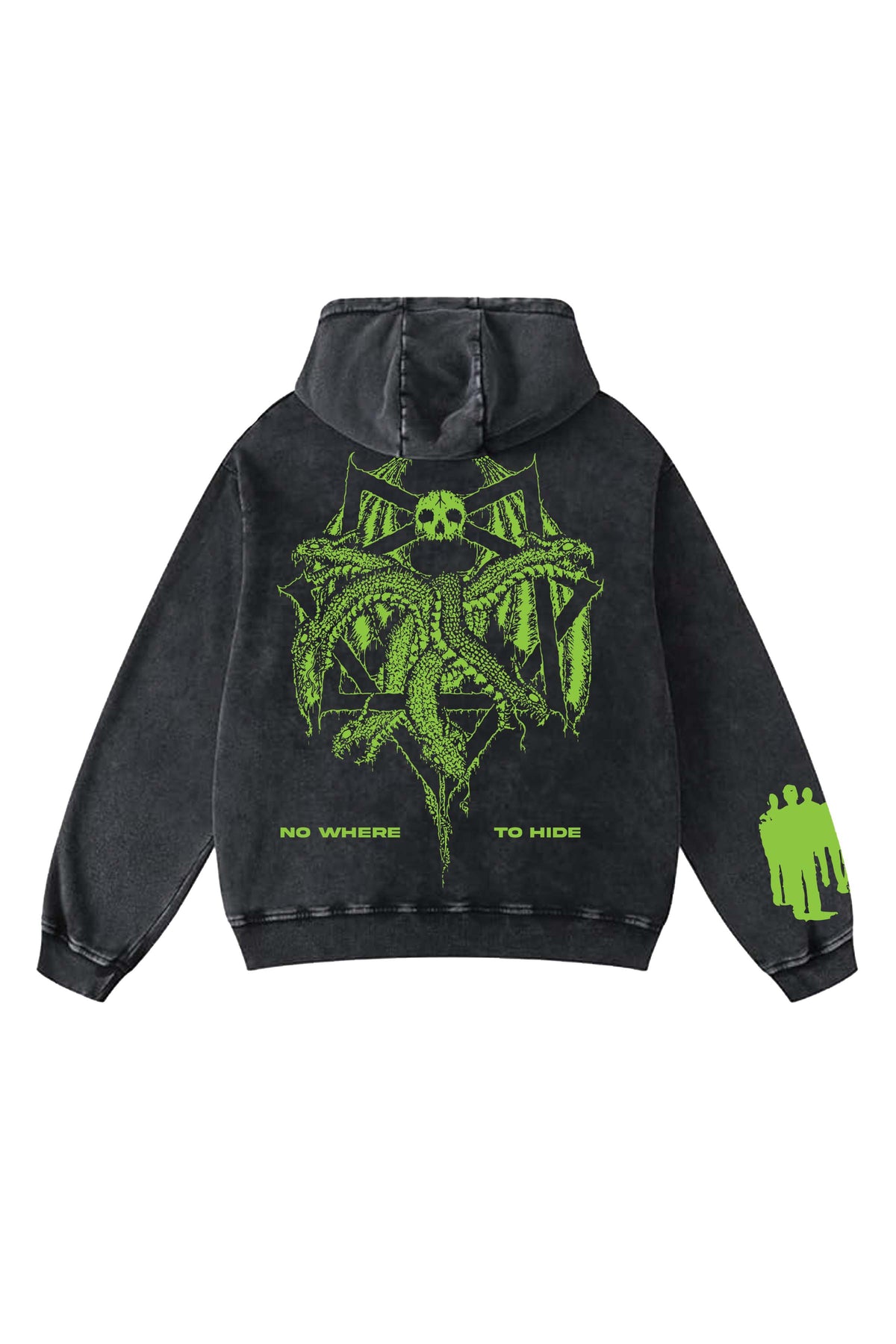 No Where To Hide Designed Oversized Hoodie