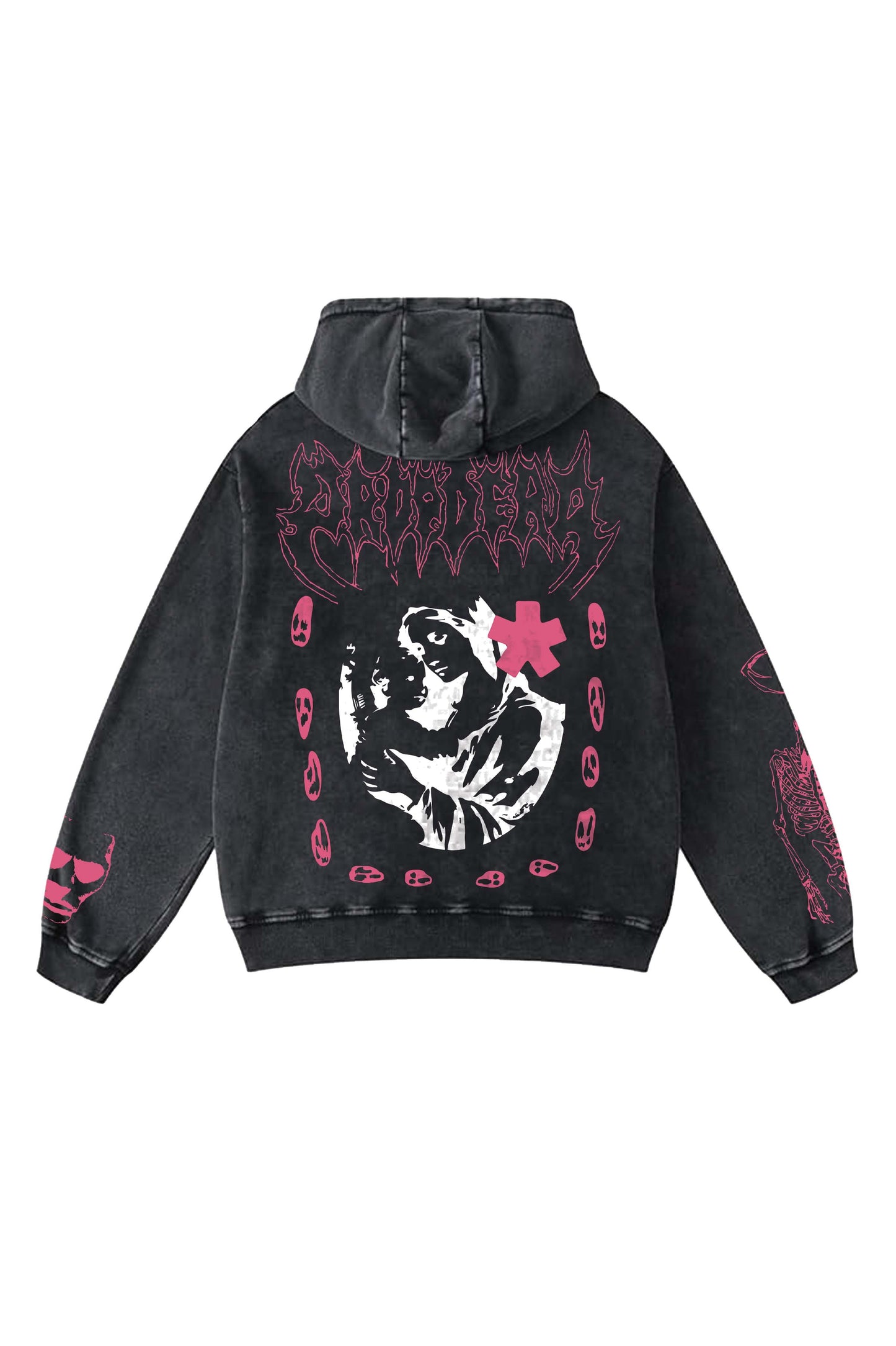 Dreaded Designed Oversized Hoodie