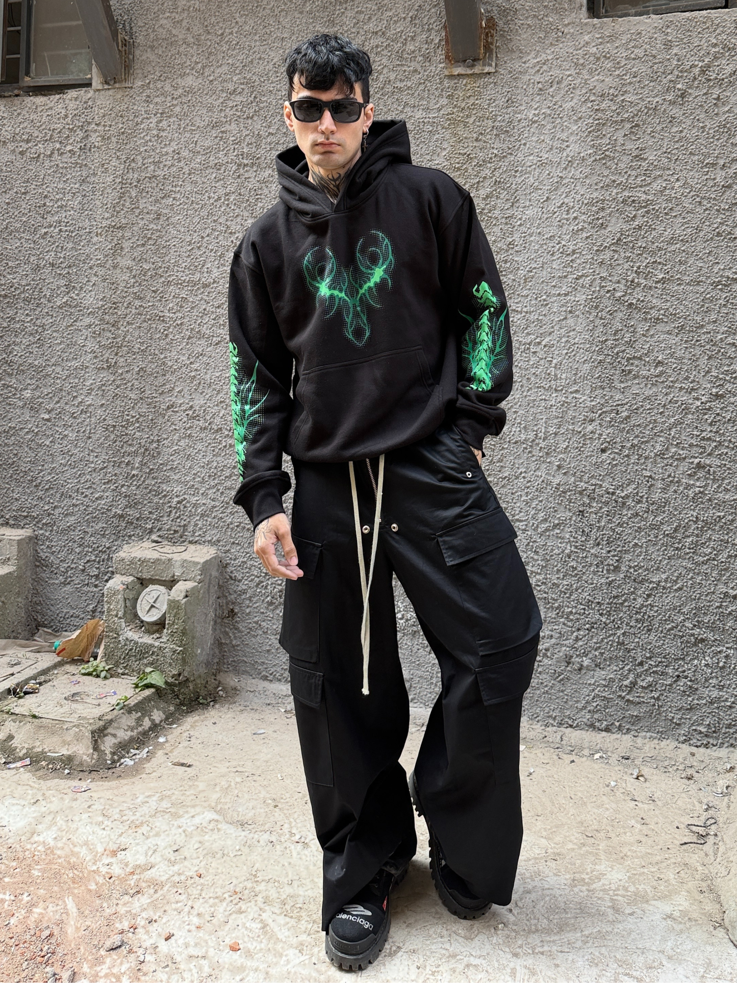 Rage Designed Oversized Hoodie