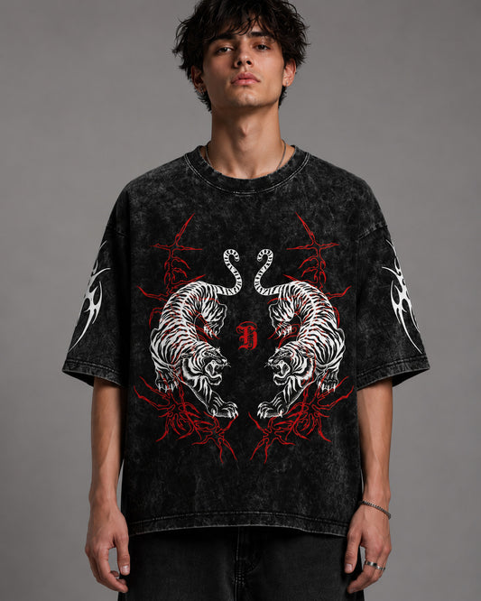 Serpent Clash Oversized Tee