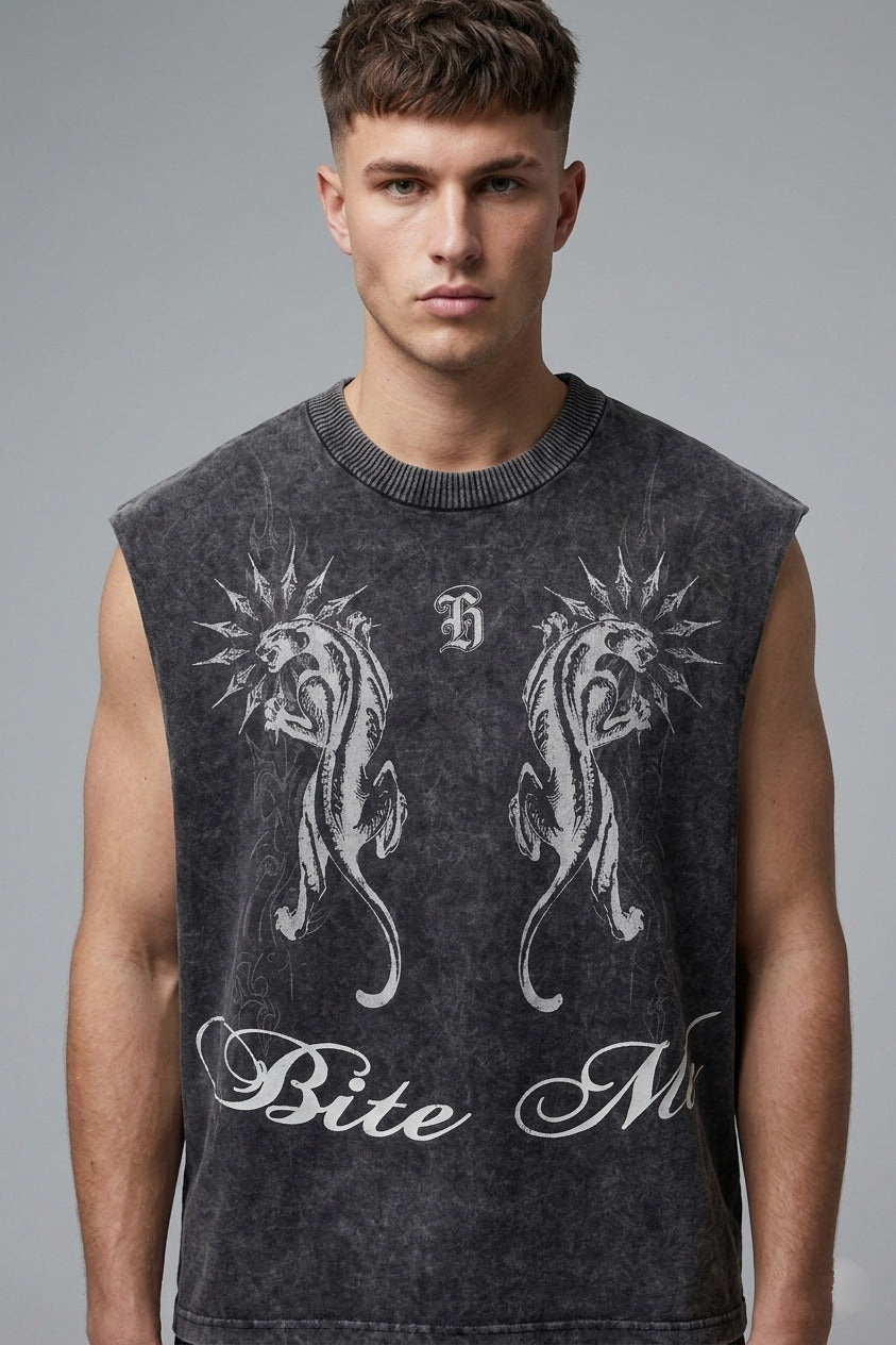 Blackspier Designed Vintage Oversized Vest