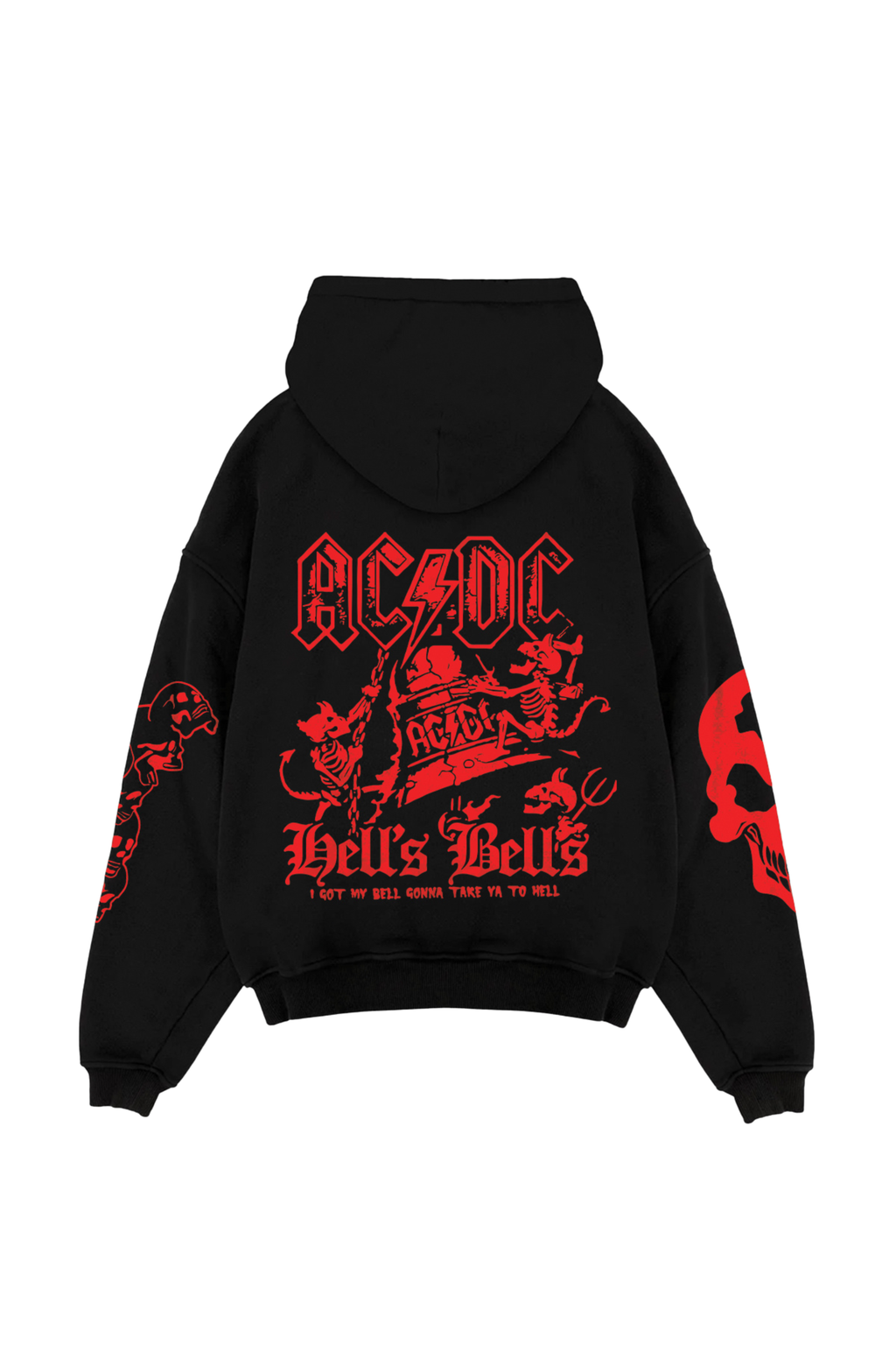 ACDC Designed Oversized Hoodie