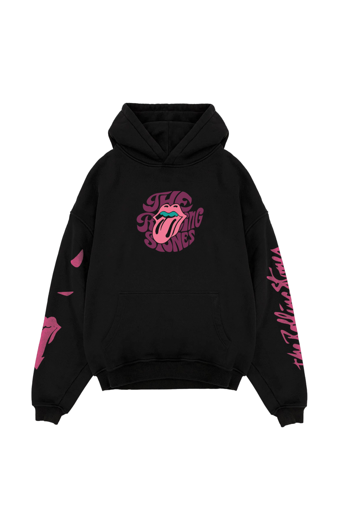 The Rolling Stones Designed Oversized Hoodie