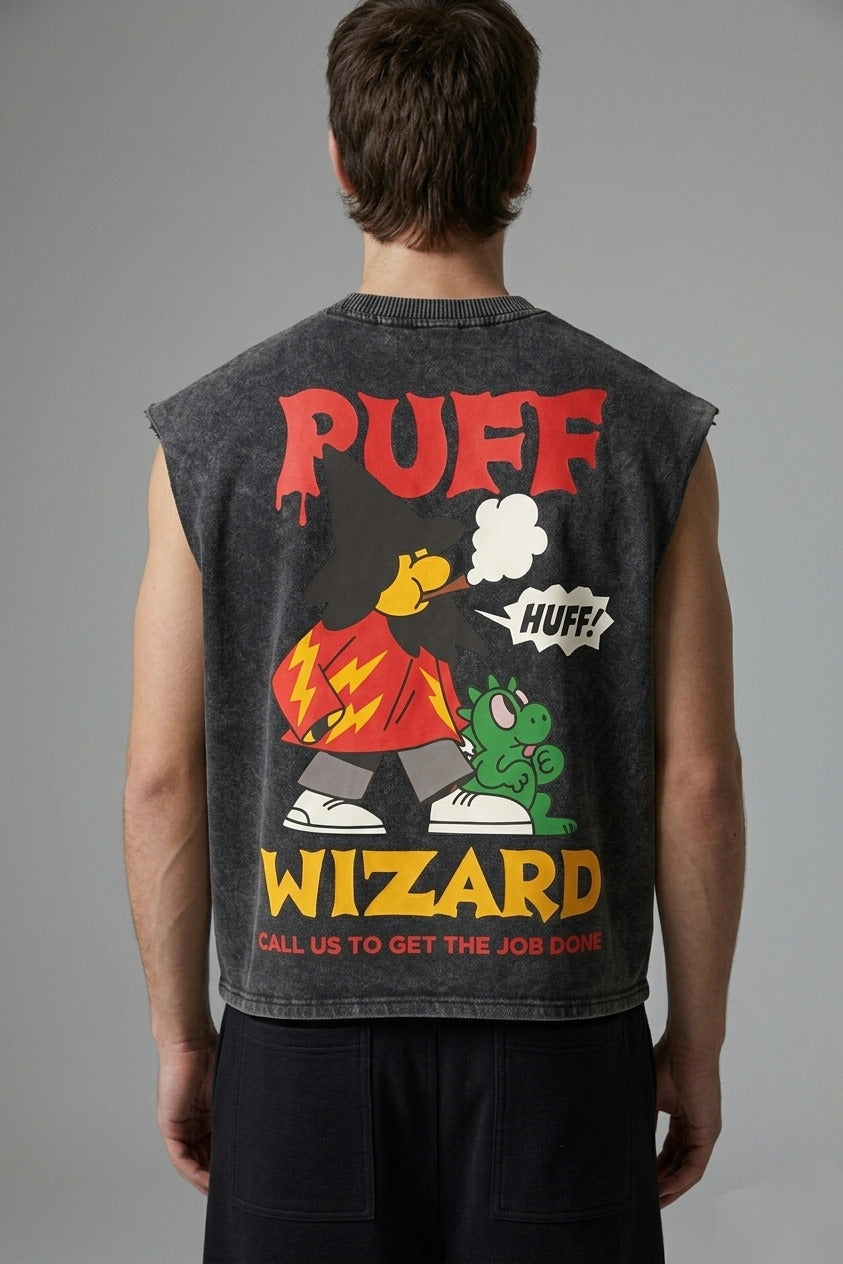 Puff Wizard Vintage Oversized Tank