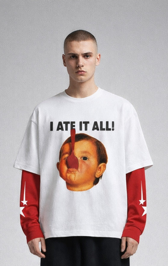 Of The Beast W&R LS Oversized Tee