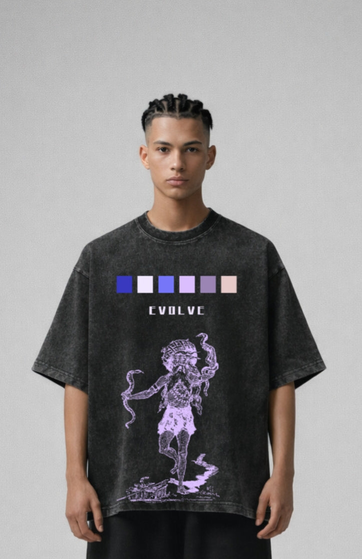 Evolve Designed Vintage Oversized T-shirt