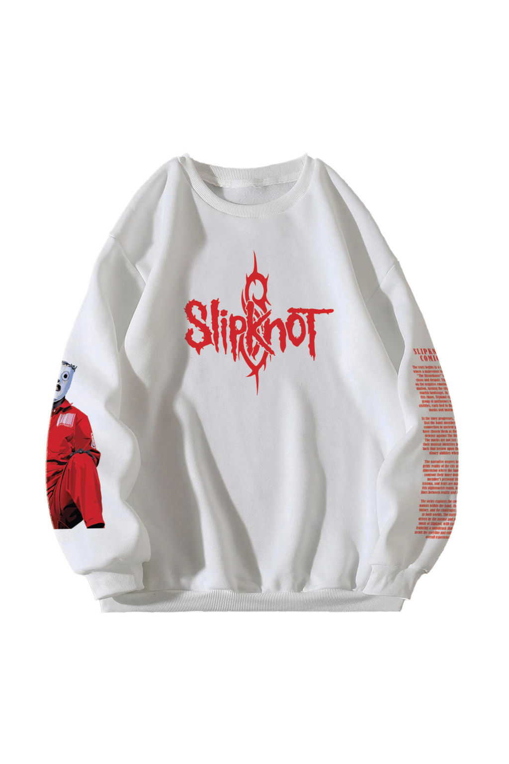 Slipknot Designed Oversized Sweatshirt