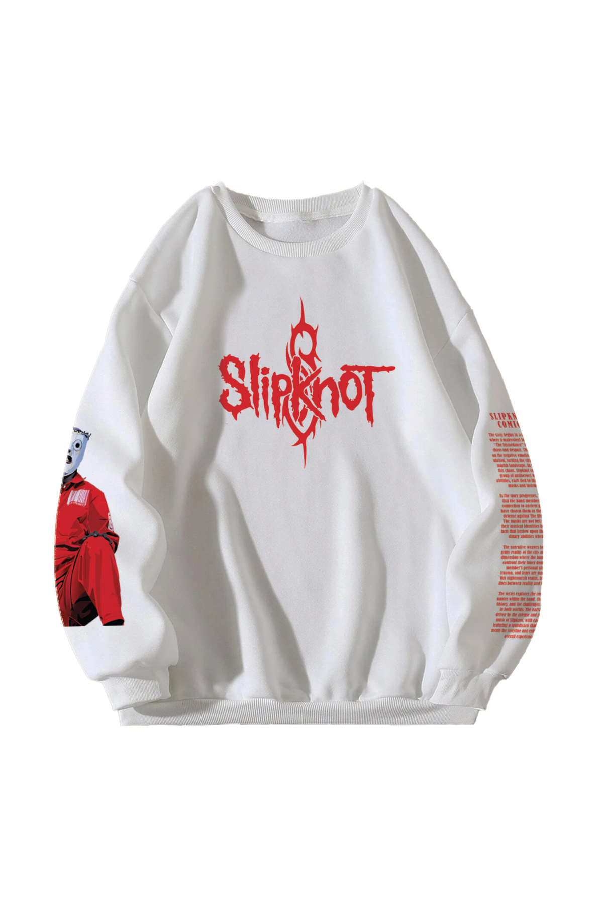 Slipknot Designed Oversized Sweatshirt