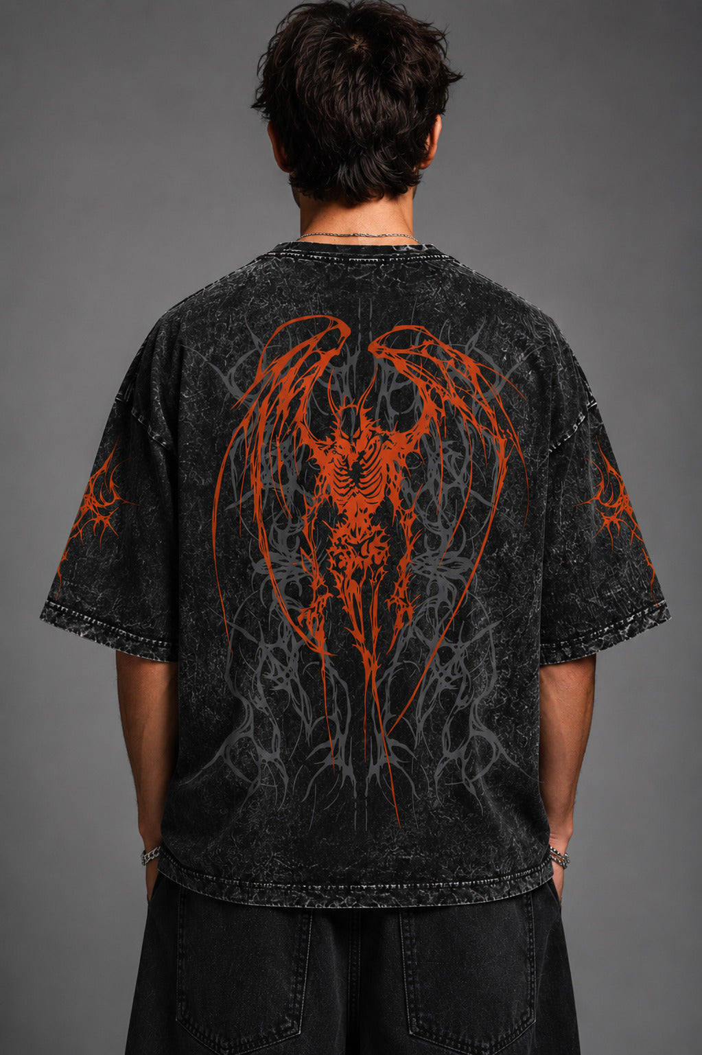 Encrypted Soul Designed Vintage Oversized T-shirt
