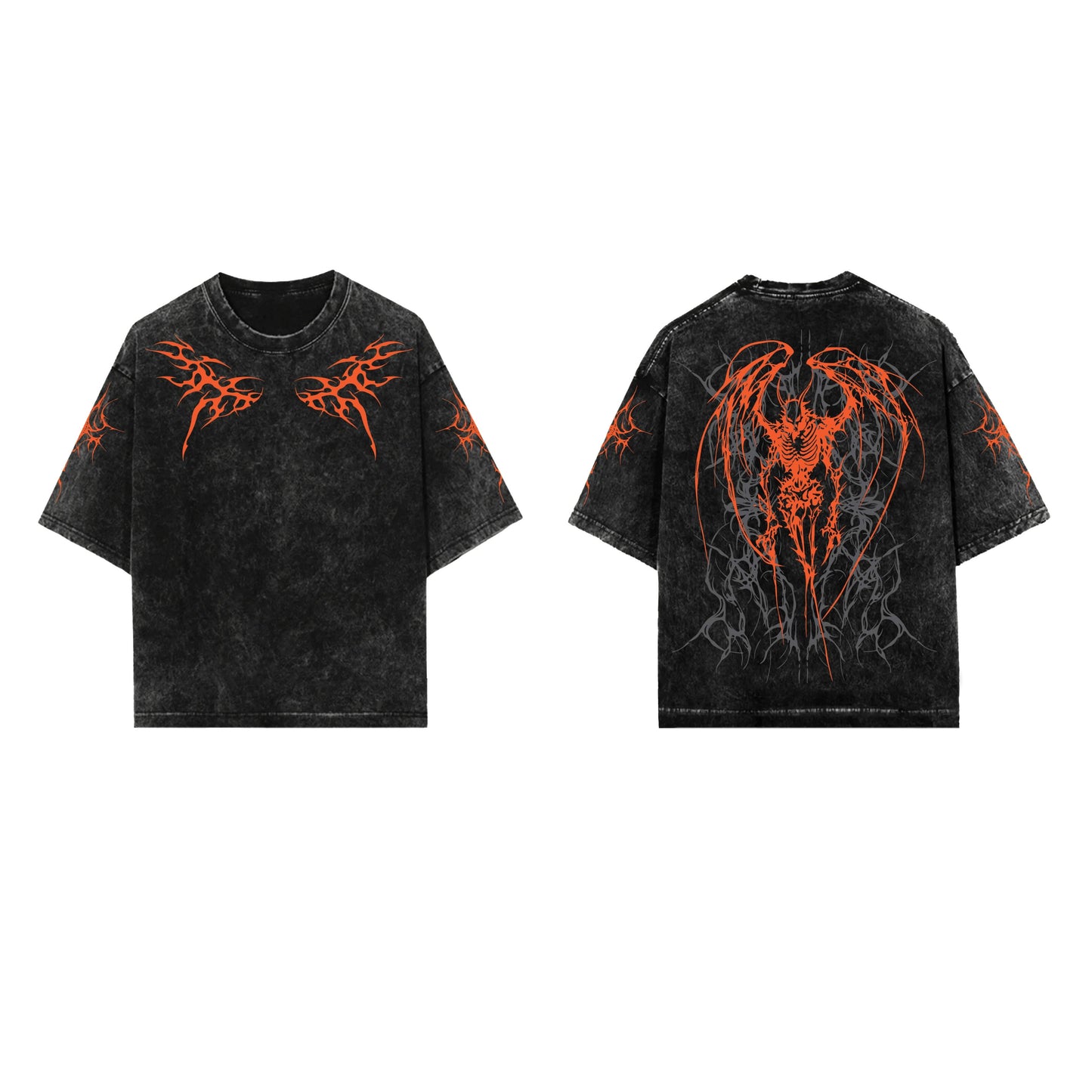 Encrypted Soul Designed Vintage Oversized T-shirt