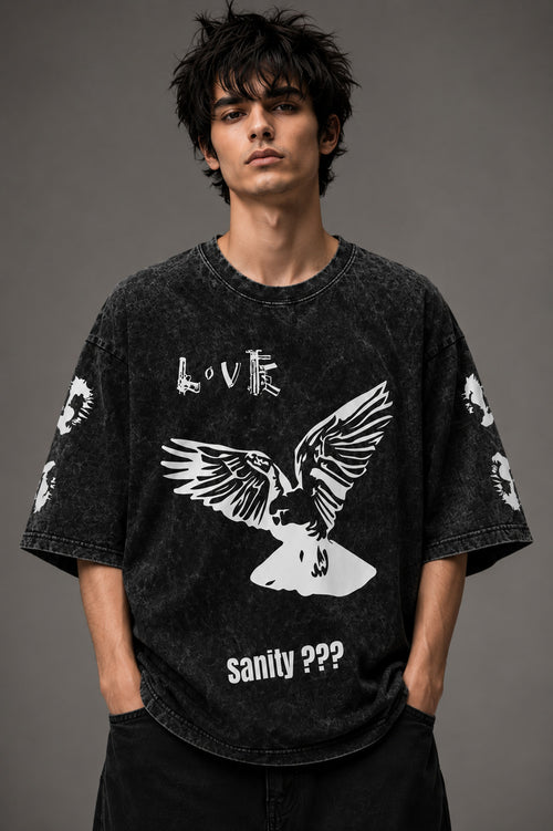 Almost Pure Designed Vintage Oversized Tee