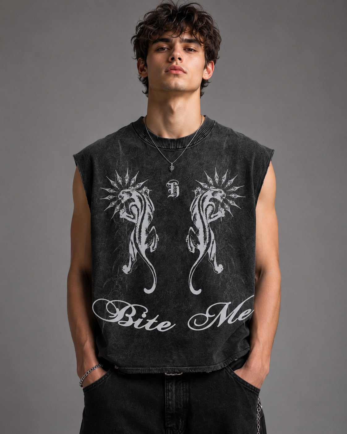 Blackspier Designed Vintage Oversized Vest