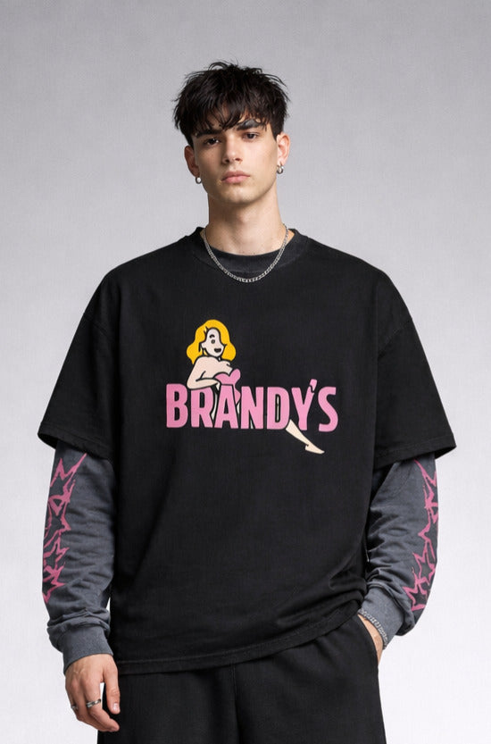 Dirty Money B&G LS Oversized Tee