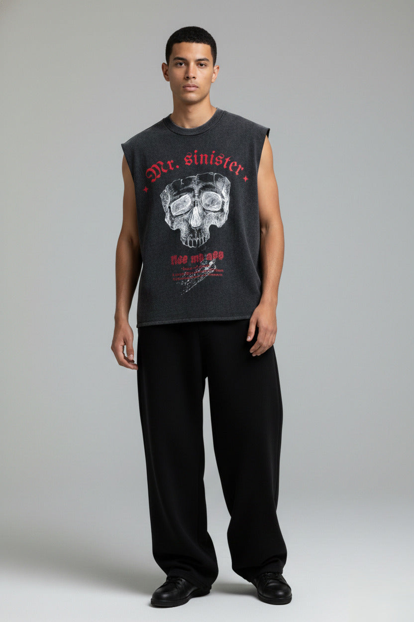 Mr. Sinister Designed Vintage Oversized Tank