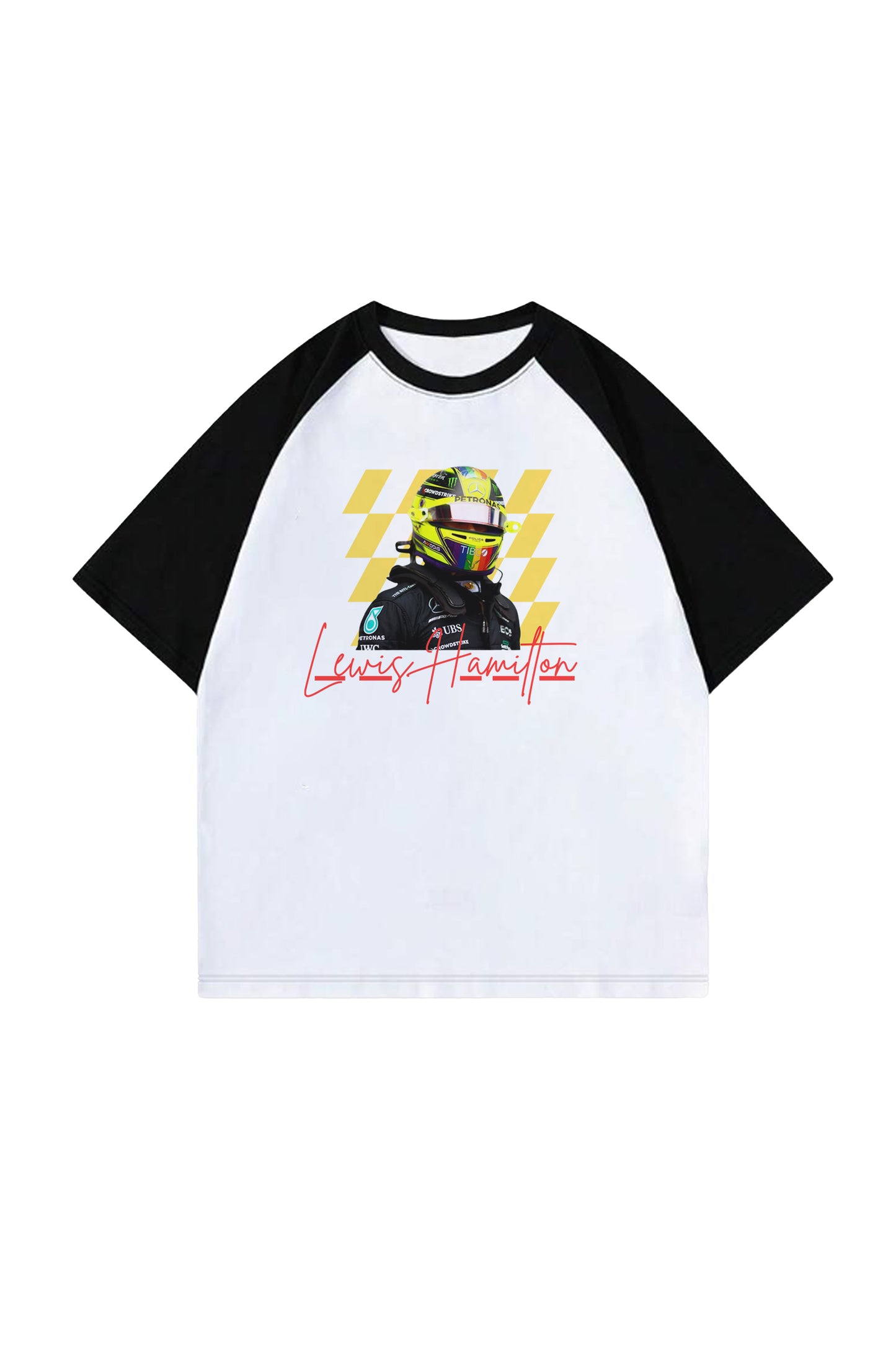 Lewis Hamilton Designed Ranglan Oversized T-shirt V1