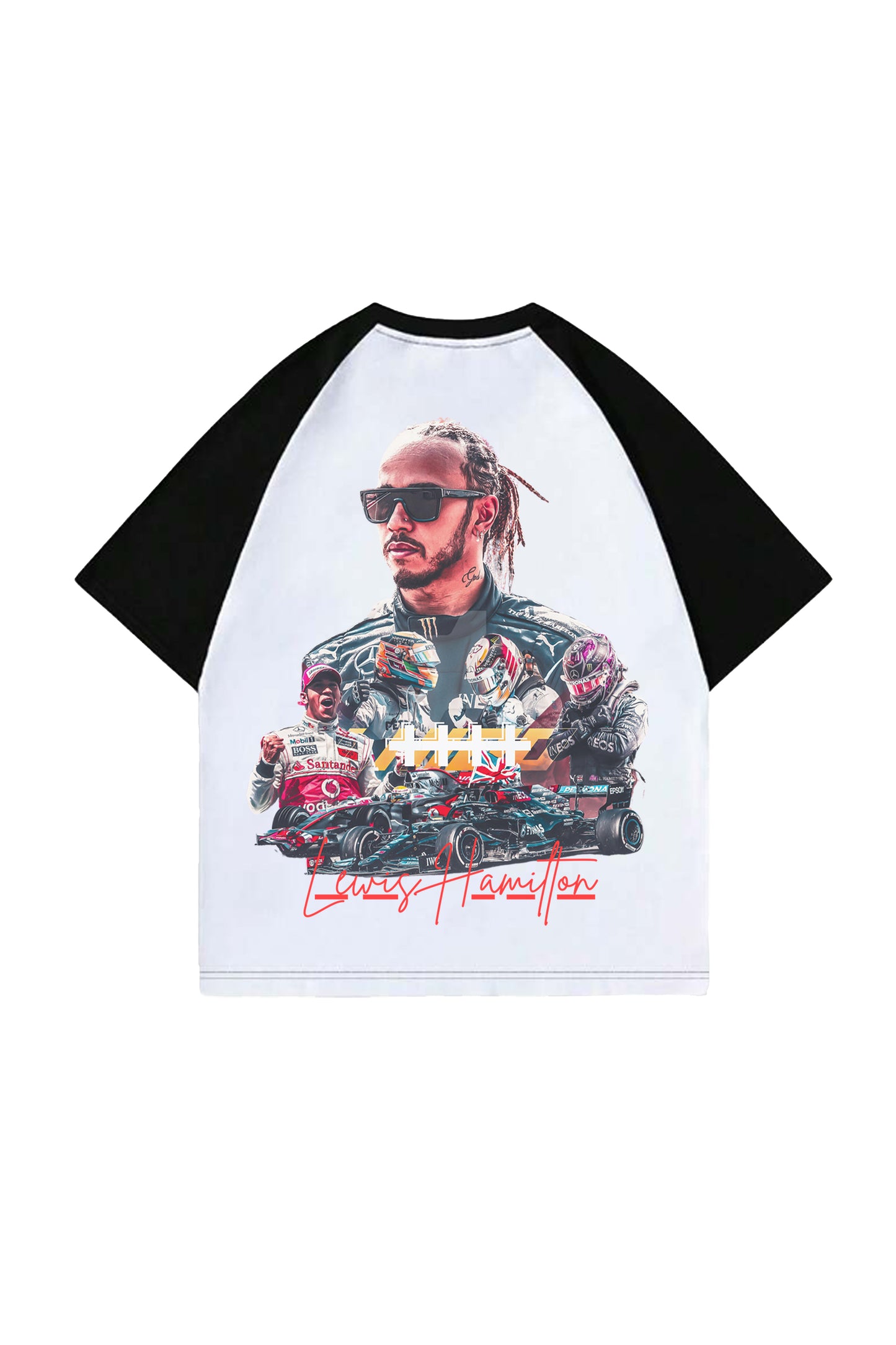 Lewis Hamilton Designed Ranglan Oversized T-shirt V1