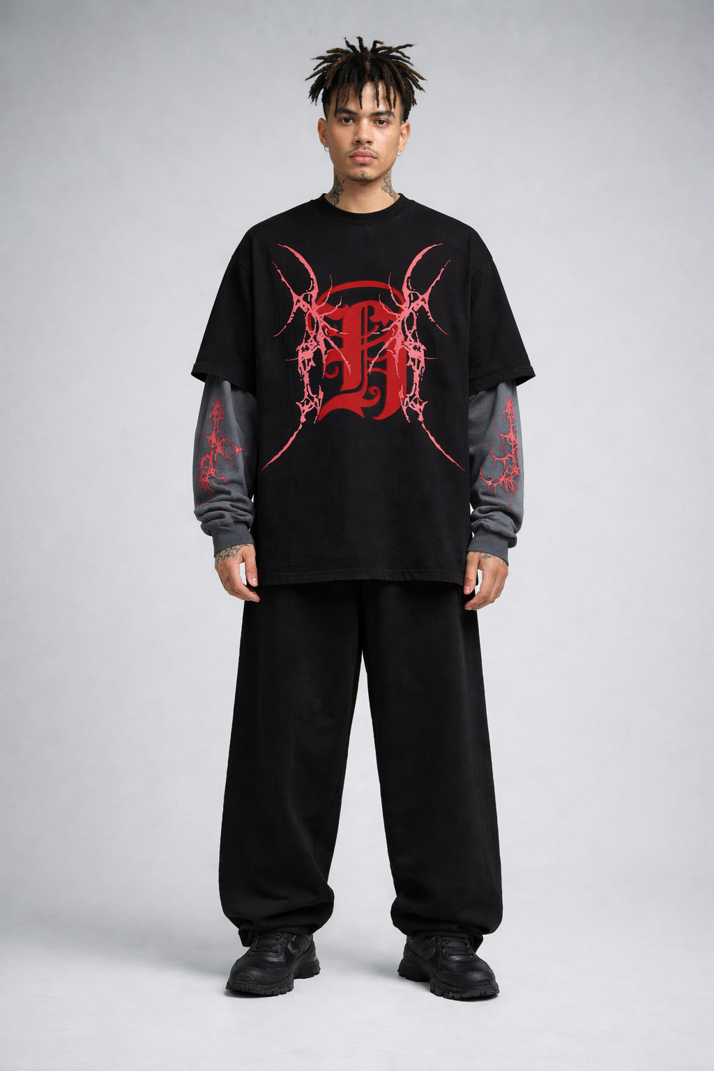 Ironveil B&G LS Oversized Tee