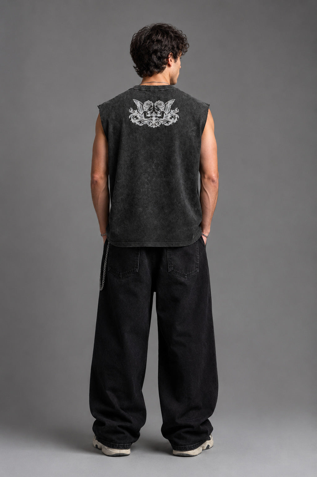 Blackspier Designed Vintage Oversized Vest