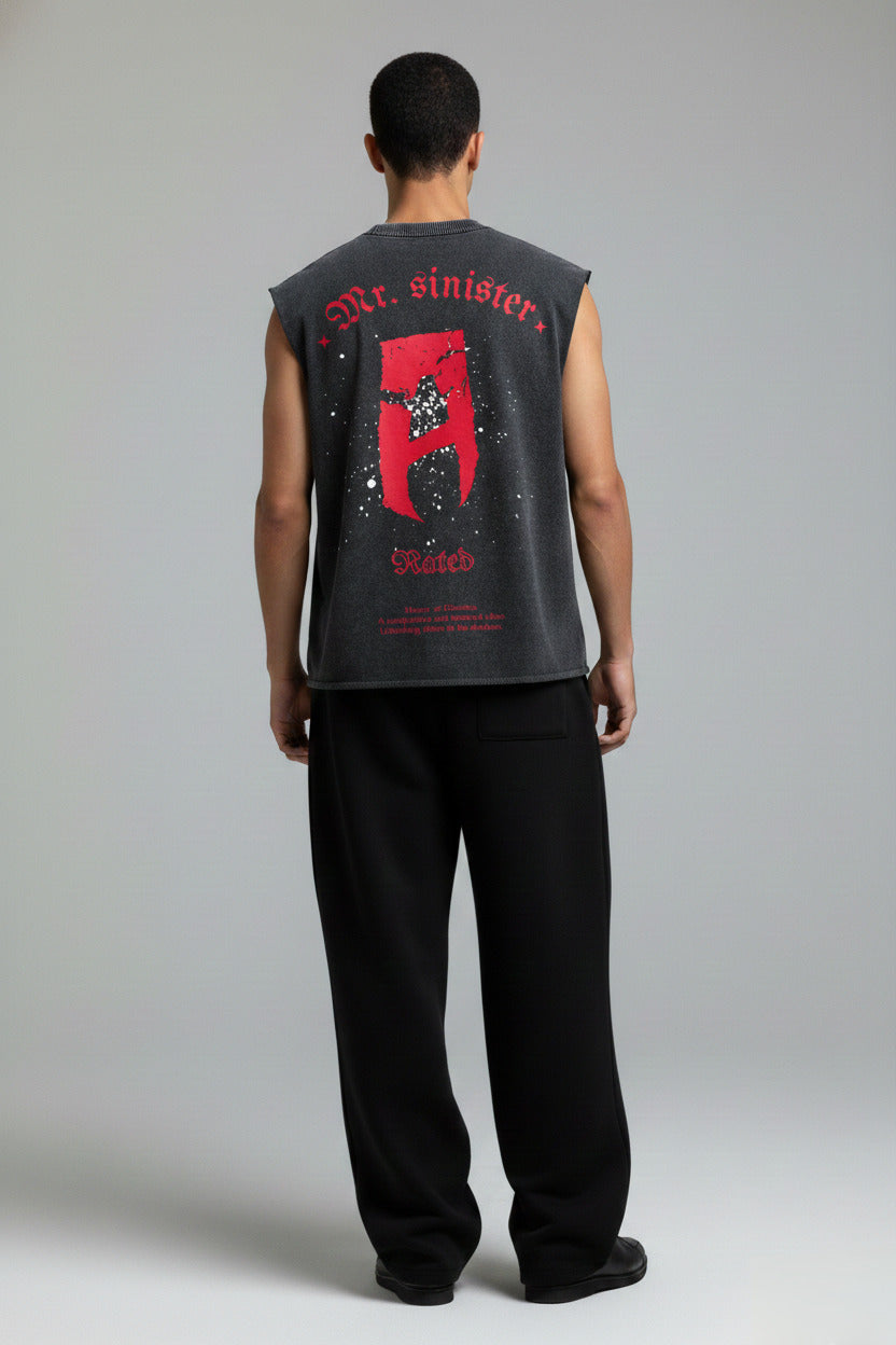 Mr. Sinister Designed Vintage Oversized Tank