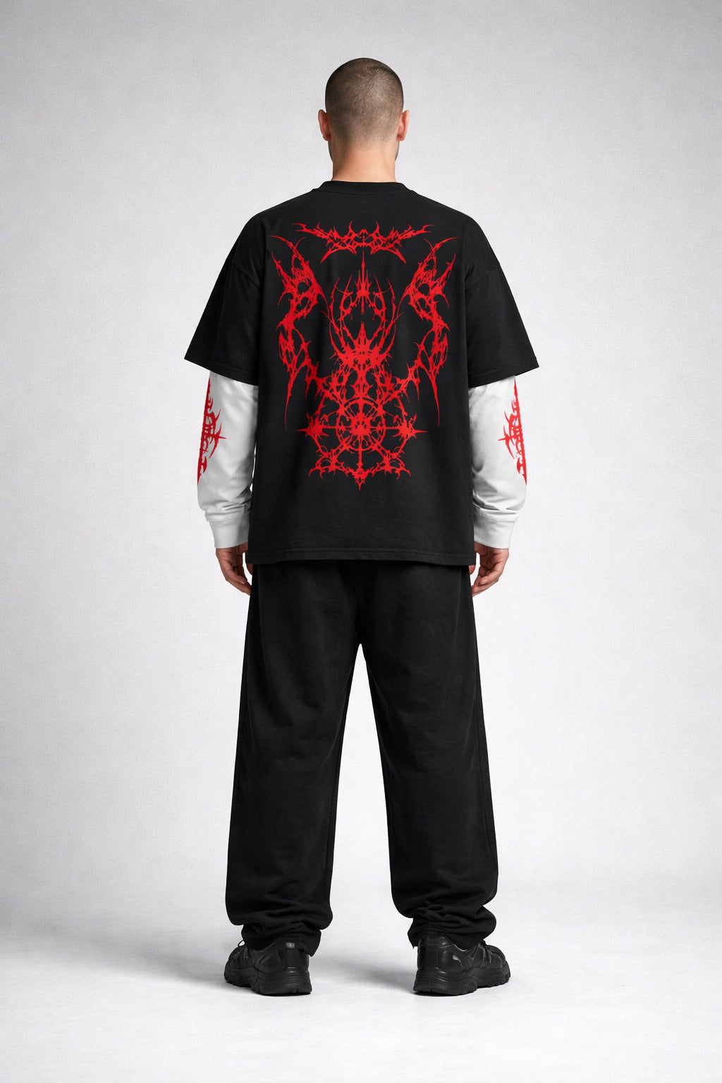 Blessed by Damage Designed Oversized Long Sleeve T-shirt