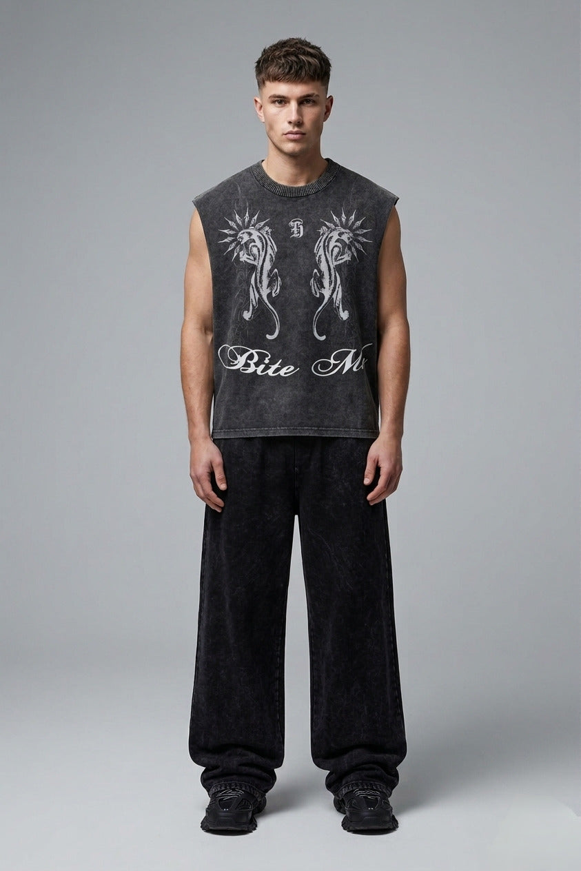 Blackspier Designed Vintage Oversized Vest