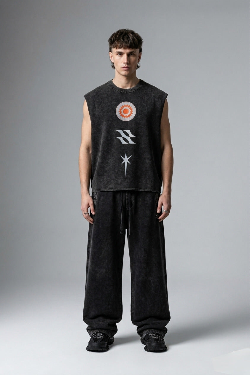 Never Run Designed Vintage Oversized Tank