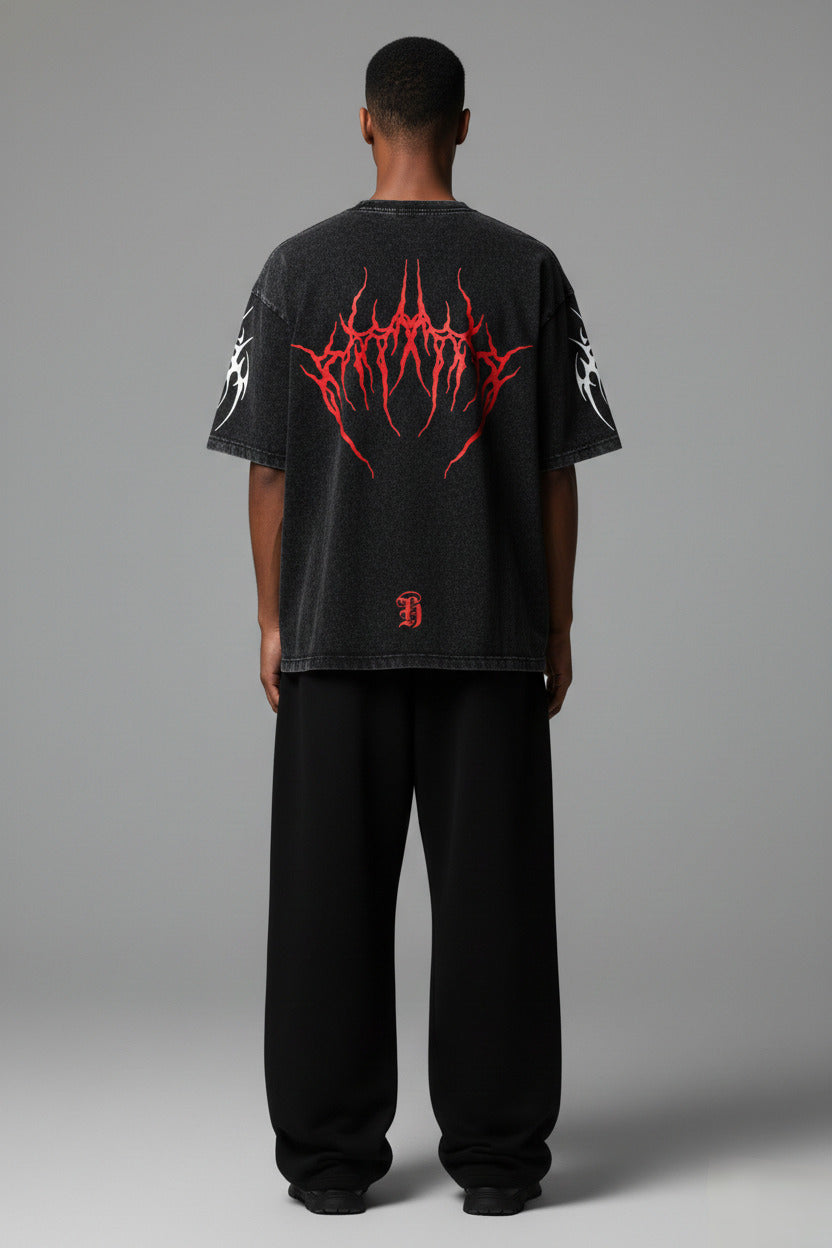 Serpent Clash Oversized Tee