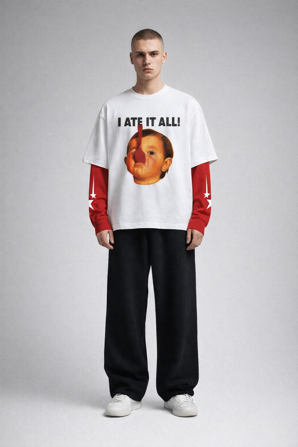 Of The Beast W&R LS Oversized Tee