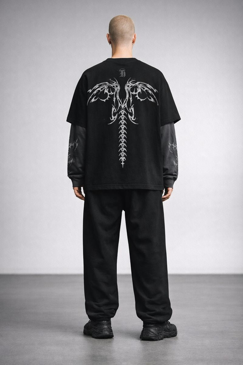 Cursed Citadel LS Oversized  Tee