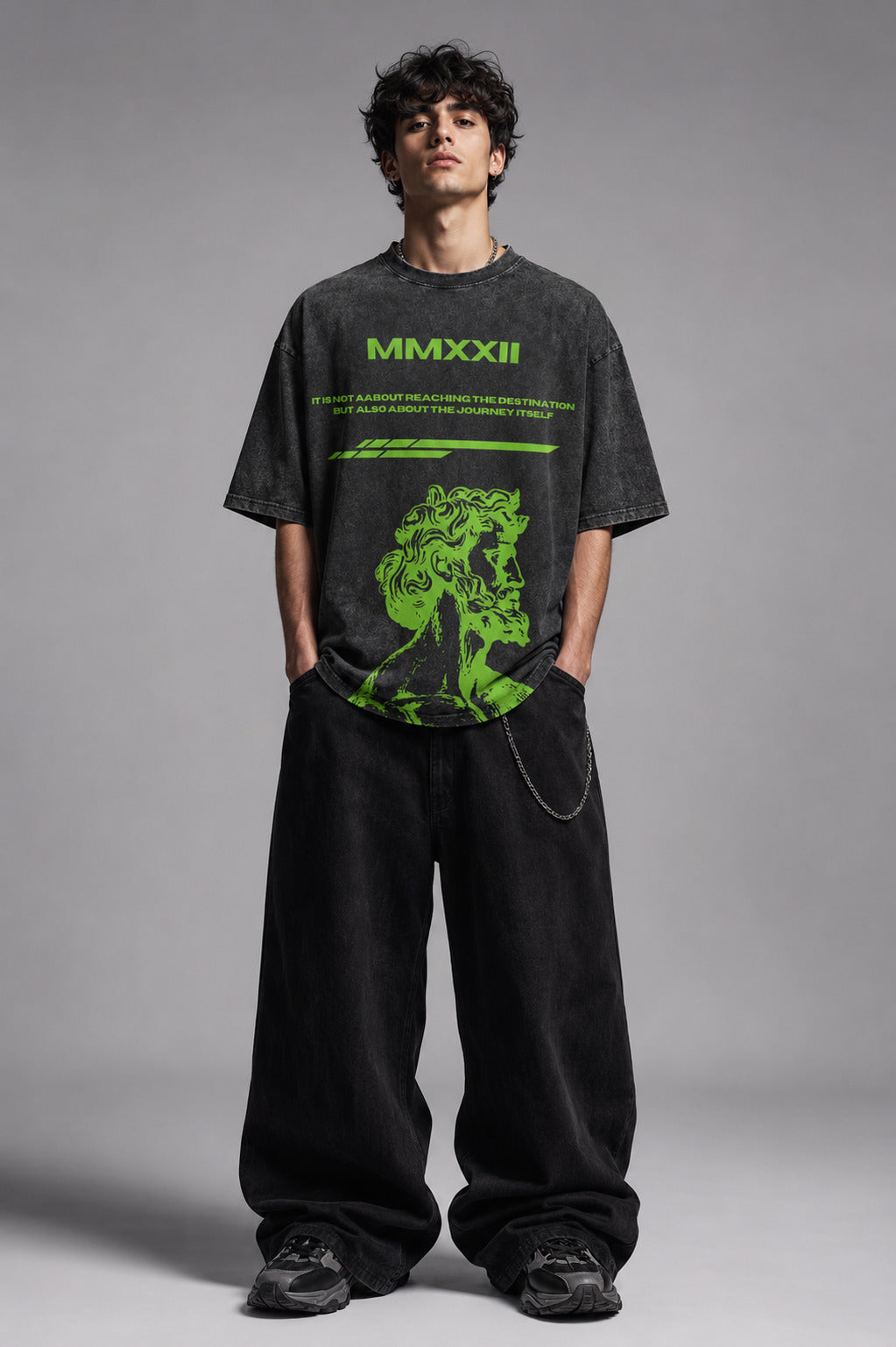Triumphant Designed Vintage Oversized T-shirt